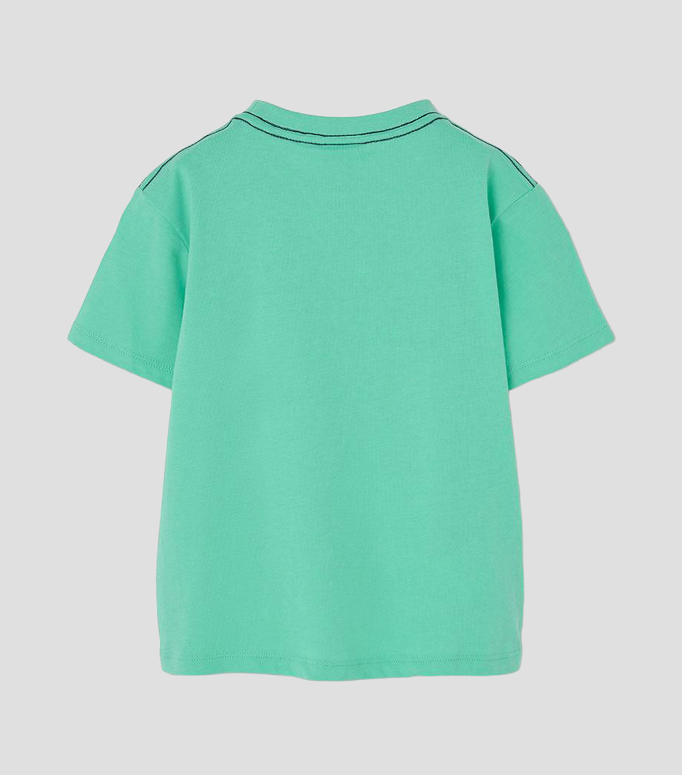 Playera cuello redondo manga corta estampada Niño