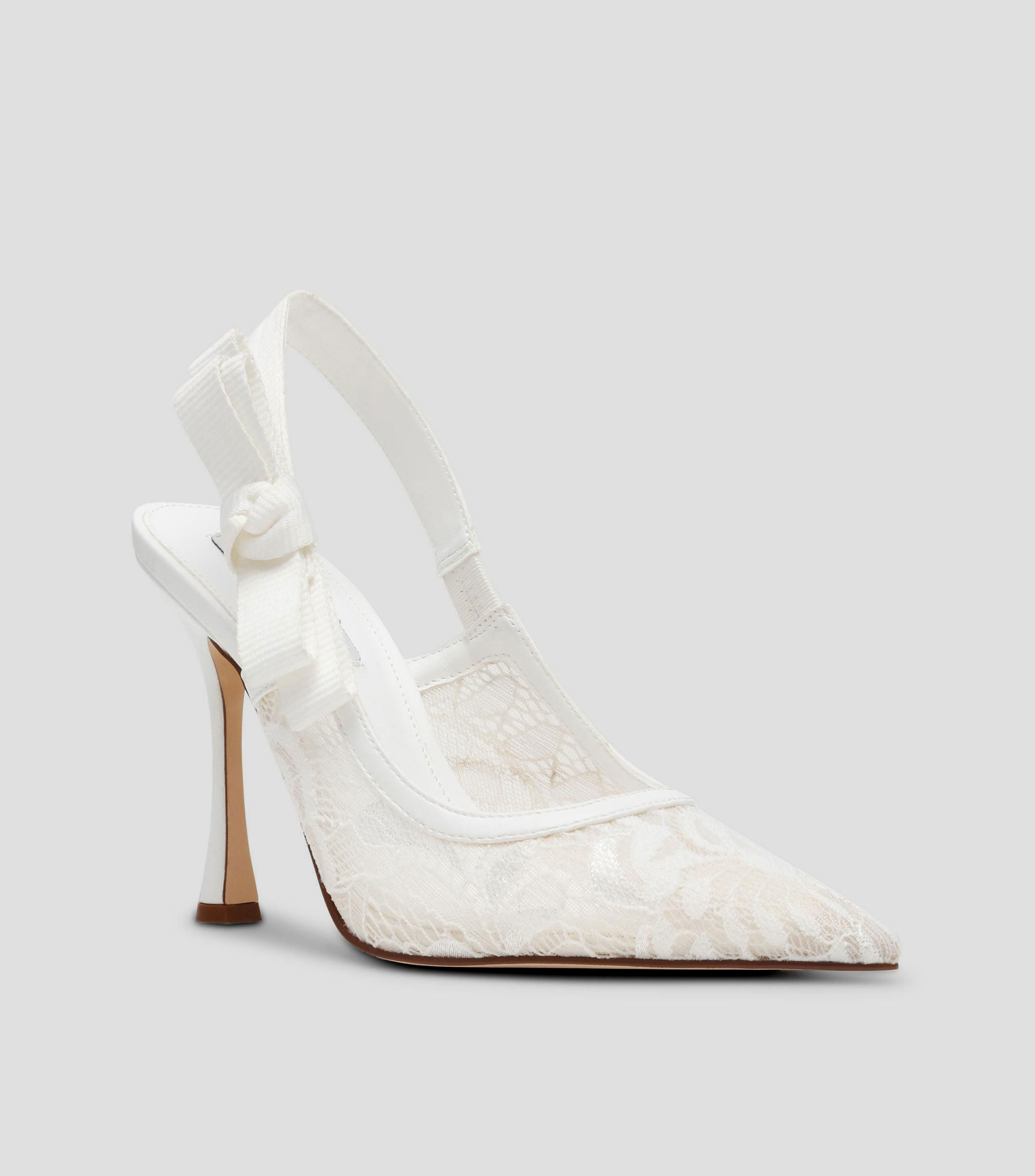 Zapatillas con tacón medio de aguja Mujer