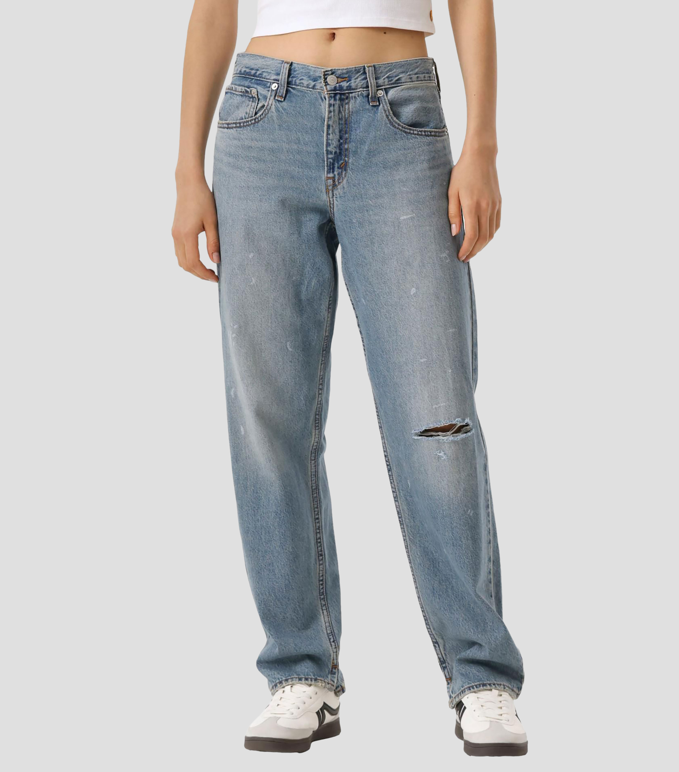 Jeans de corte amplio Mujer