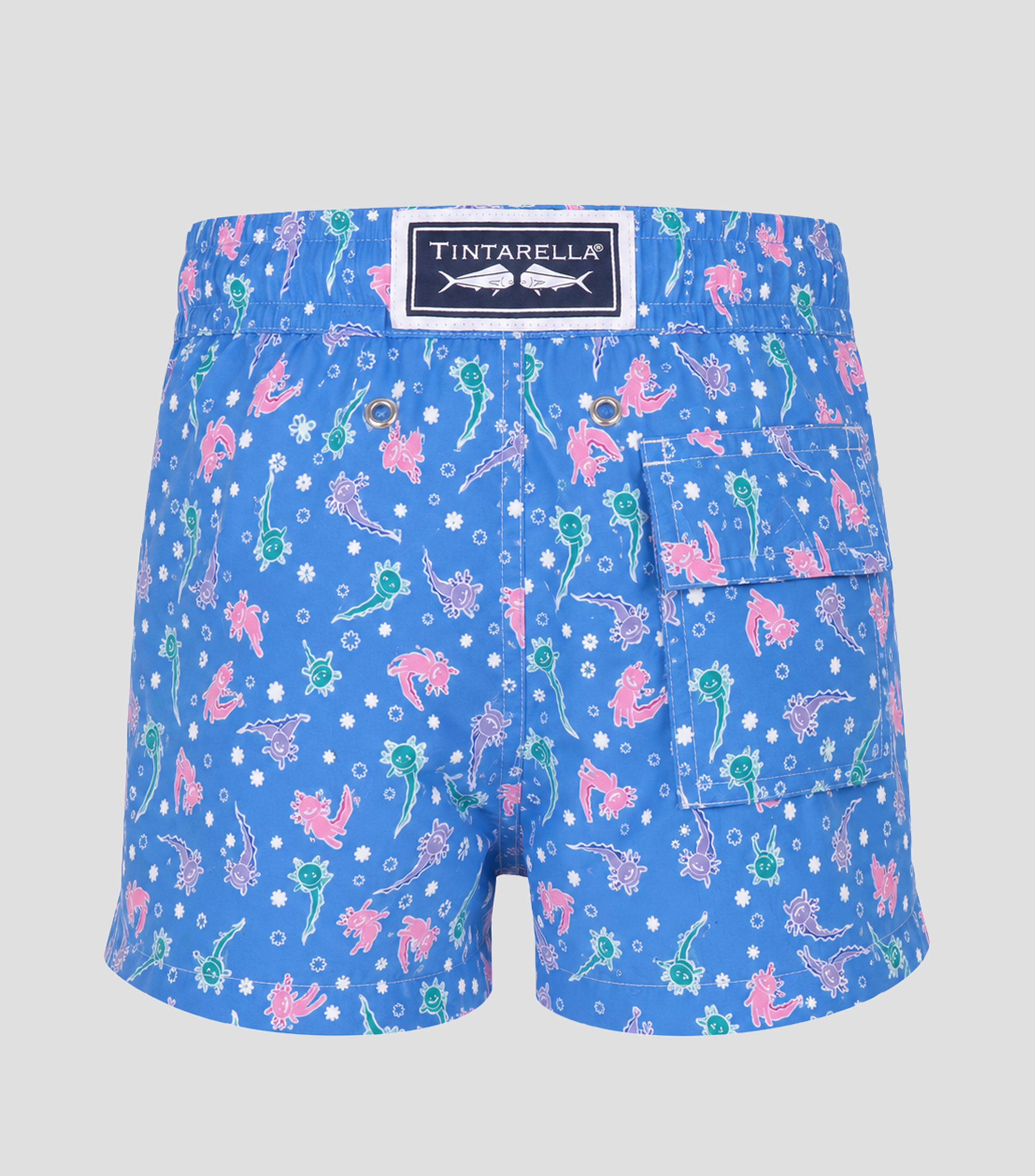 Traje de baño con diseño estampado de ajolotes Bebé