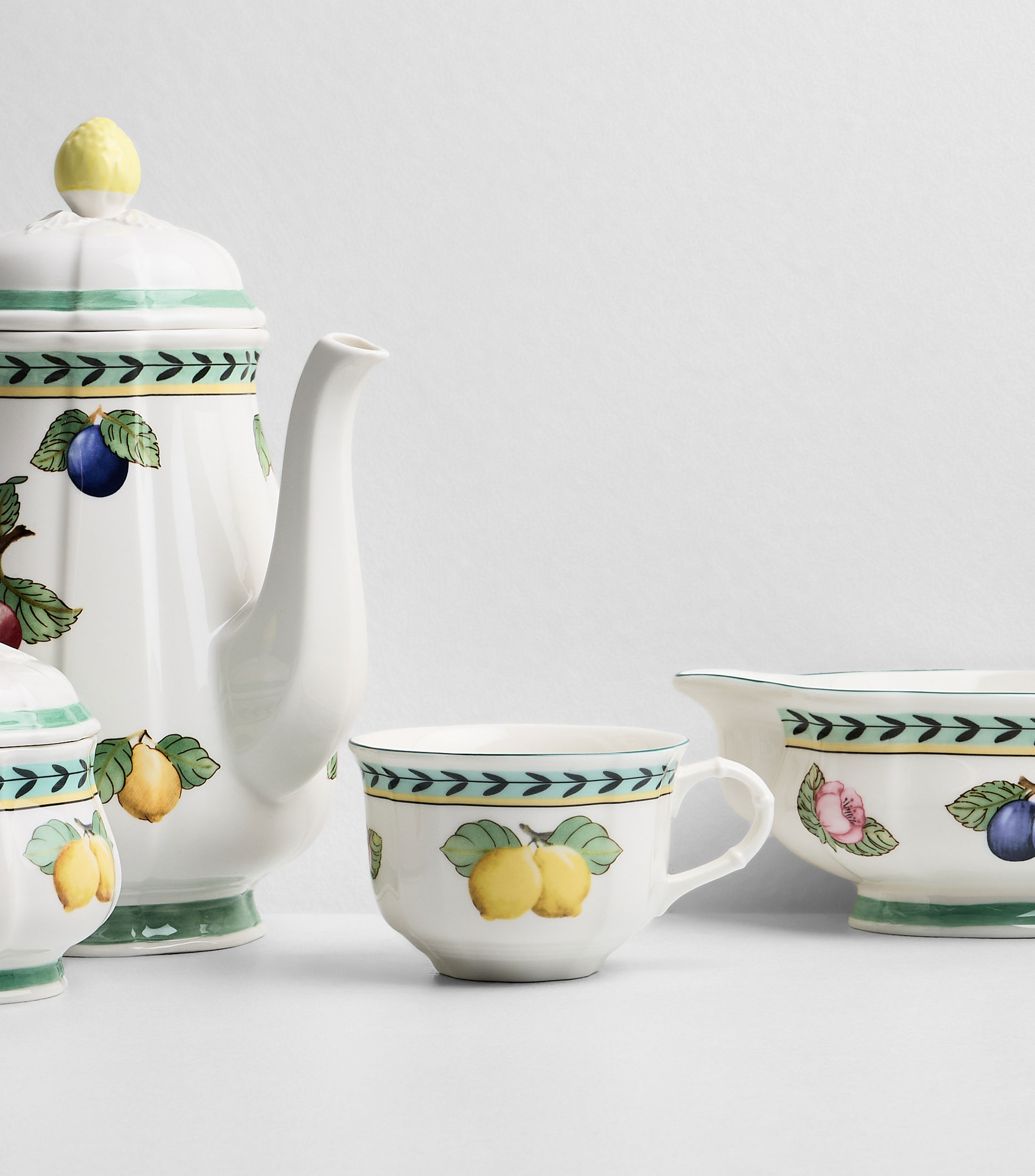 Taza para Te French Garden Fleurence blanca