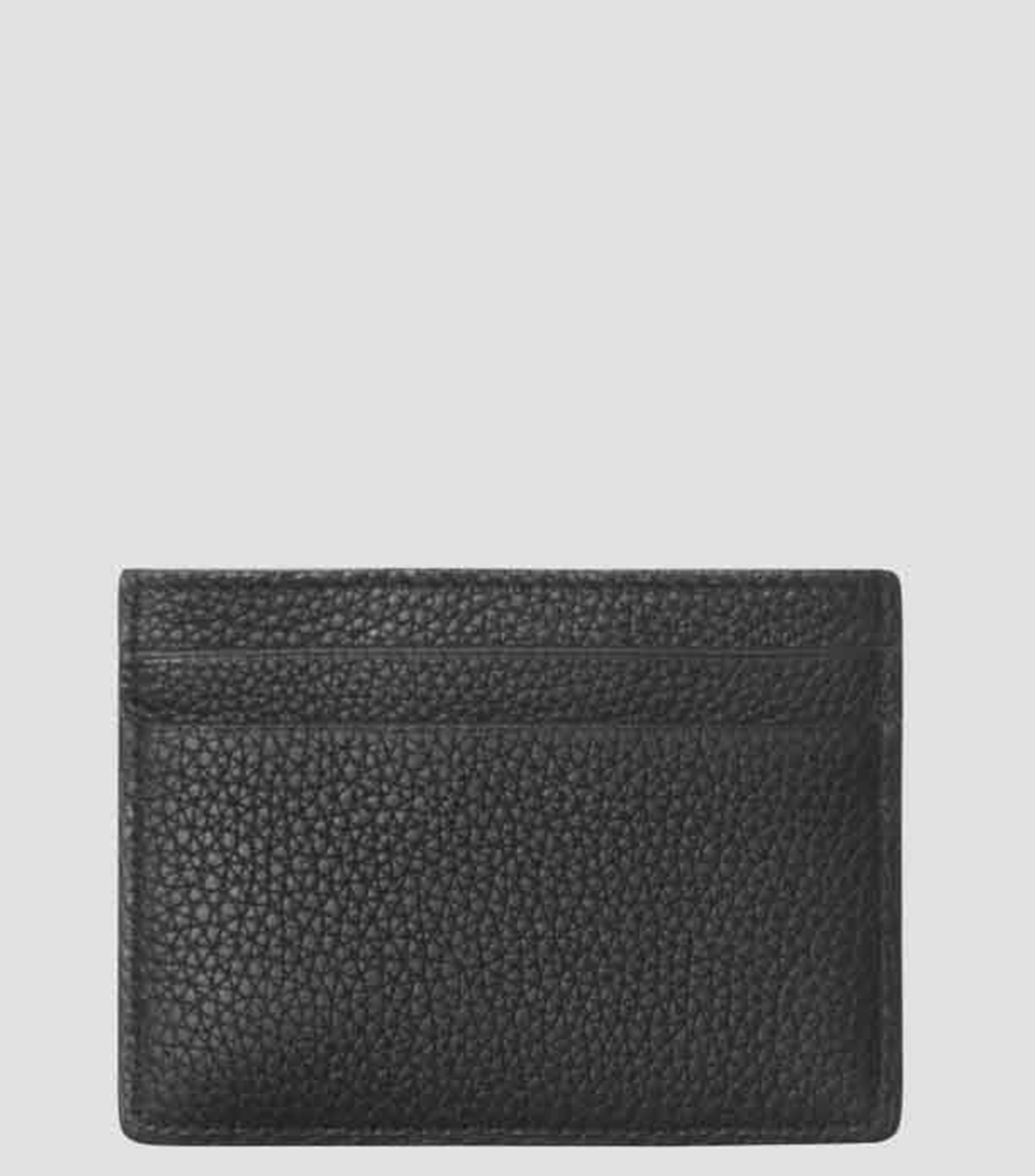 Tarjetero en piel con textura Hombre