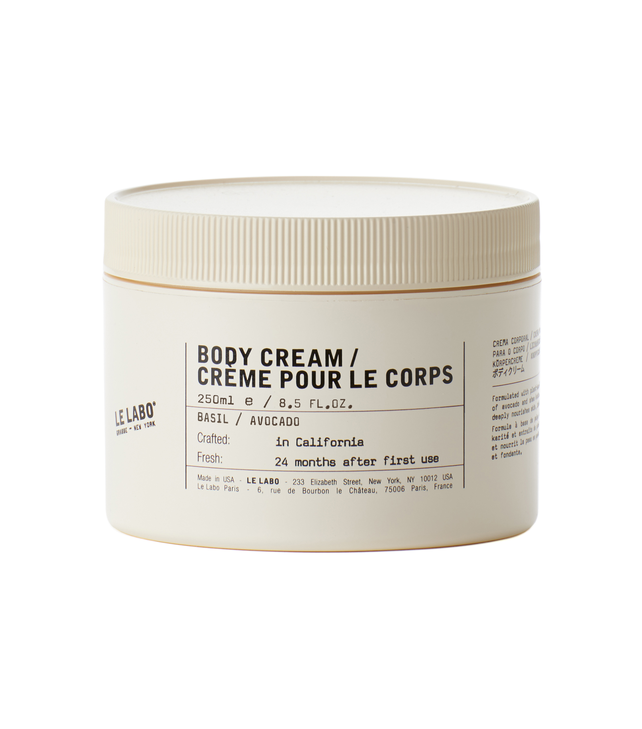 Crema Corporal Basil, 250 ml