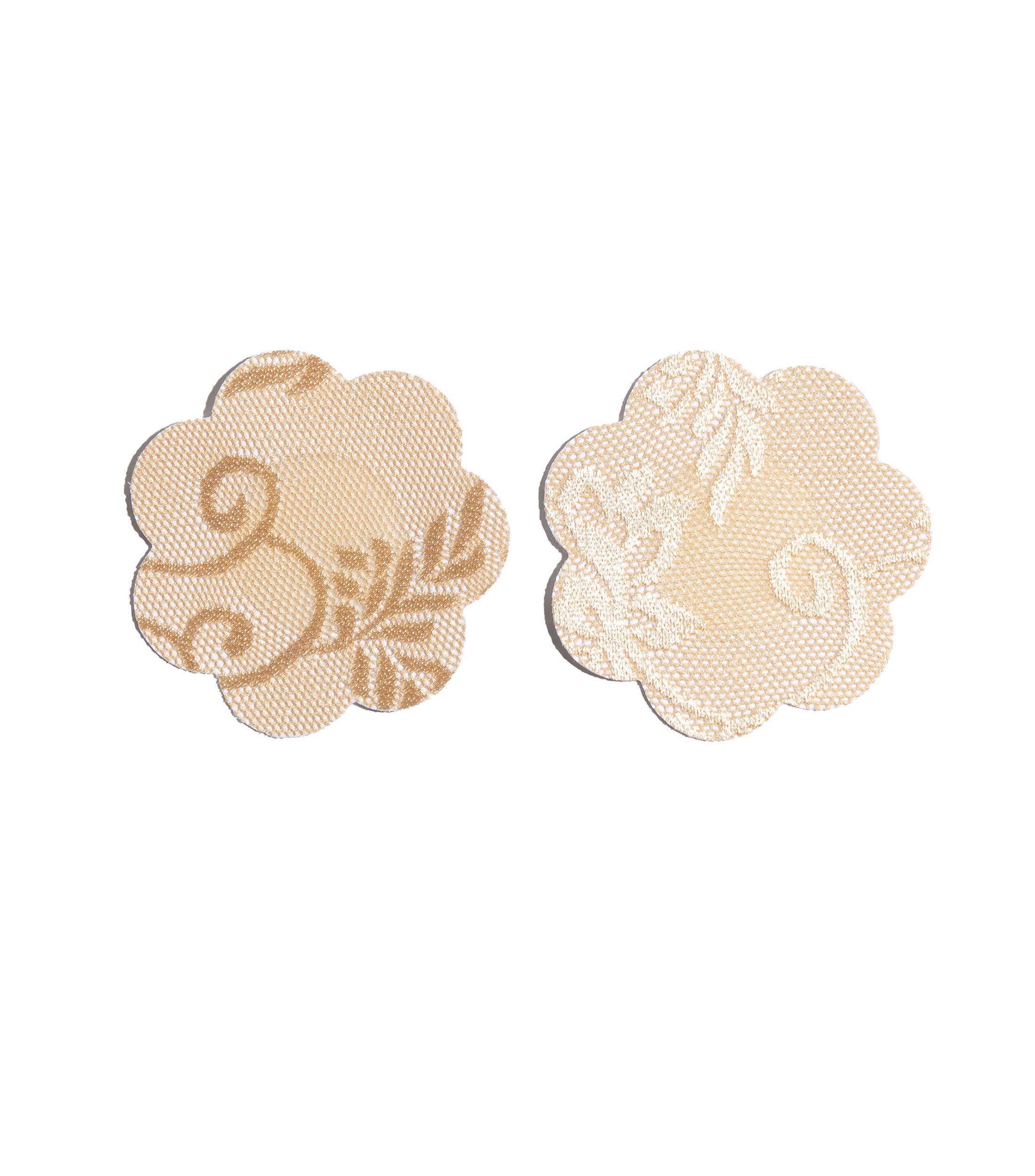 Set 3 Cubre Pezones con Encaje Floral Mujer