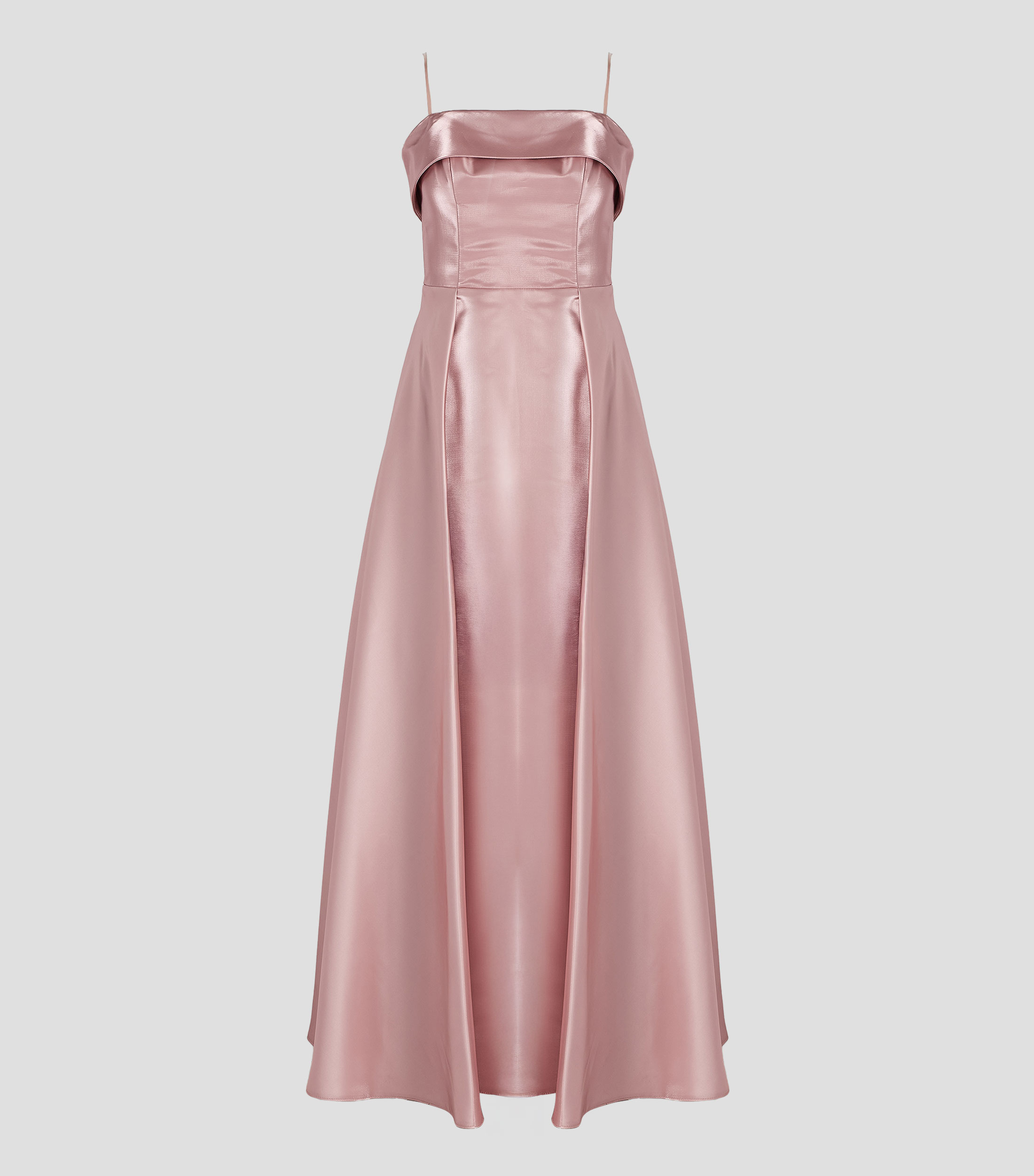 Vestido de fiesta largo liso Mujer