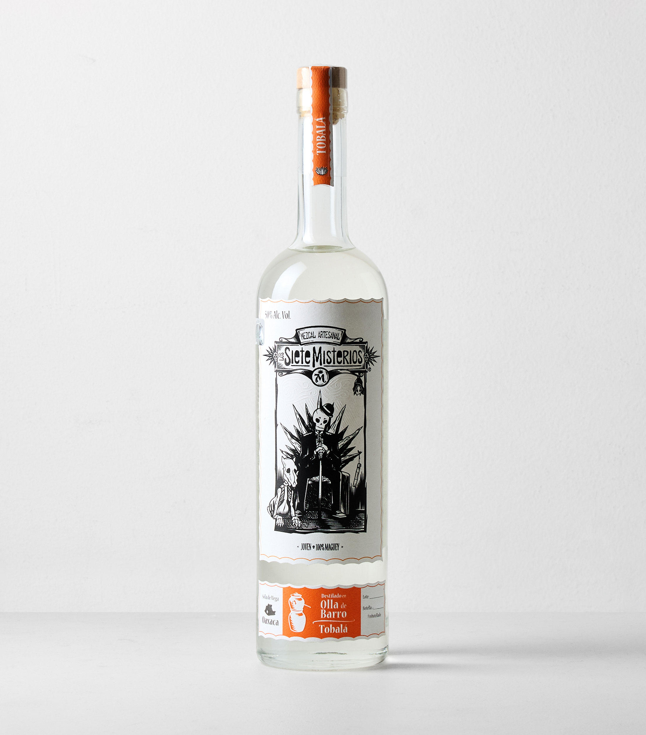 Mezcal artesanal Los Siete Misterios Tobalá, 750 ml