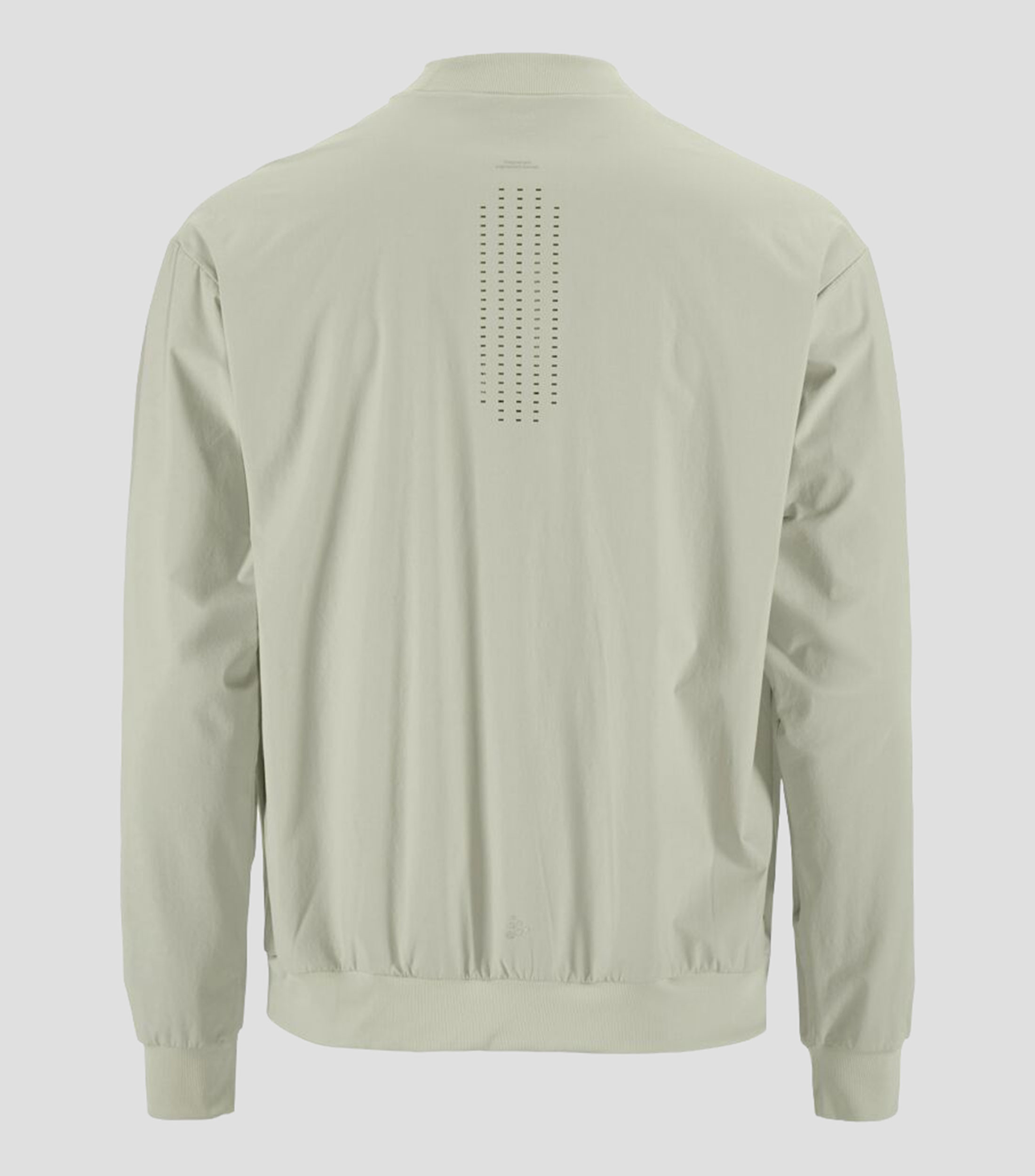Playera para correr cuello redondo manga larga lisa Hombre