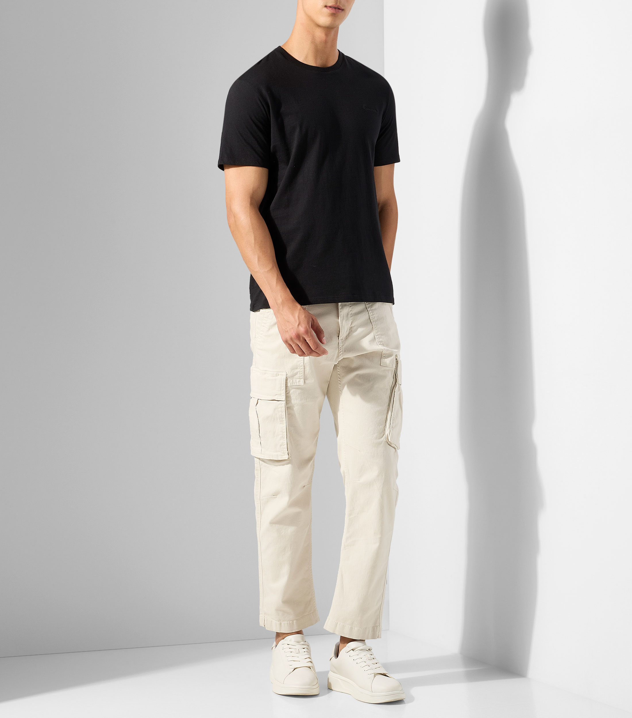 Playera cuello redondo manga corta Hombre