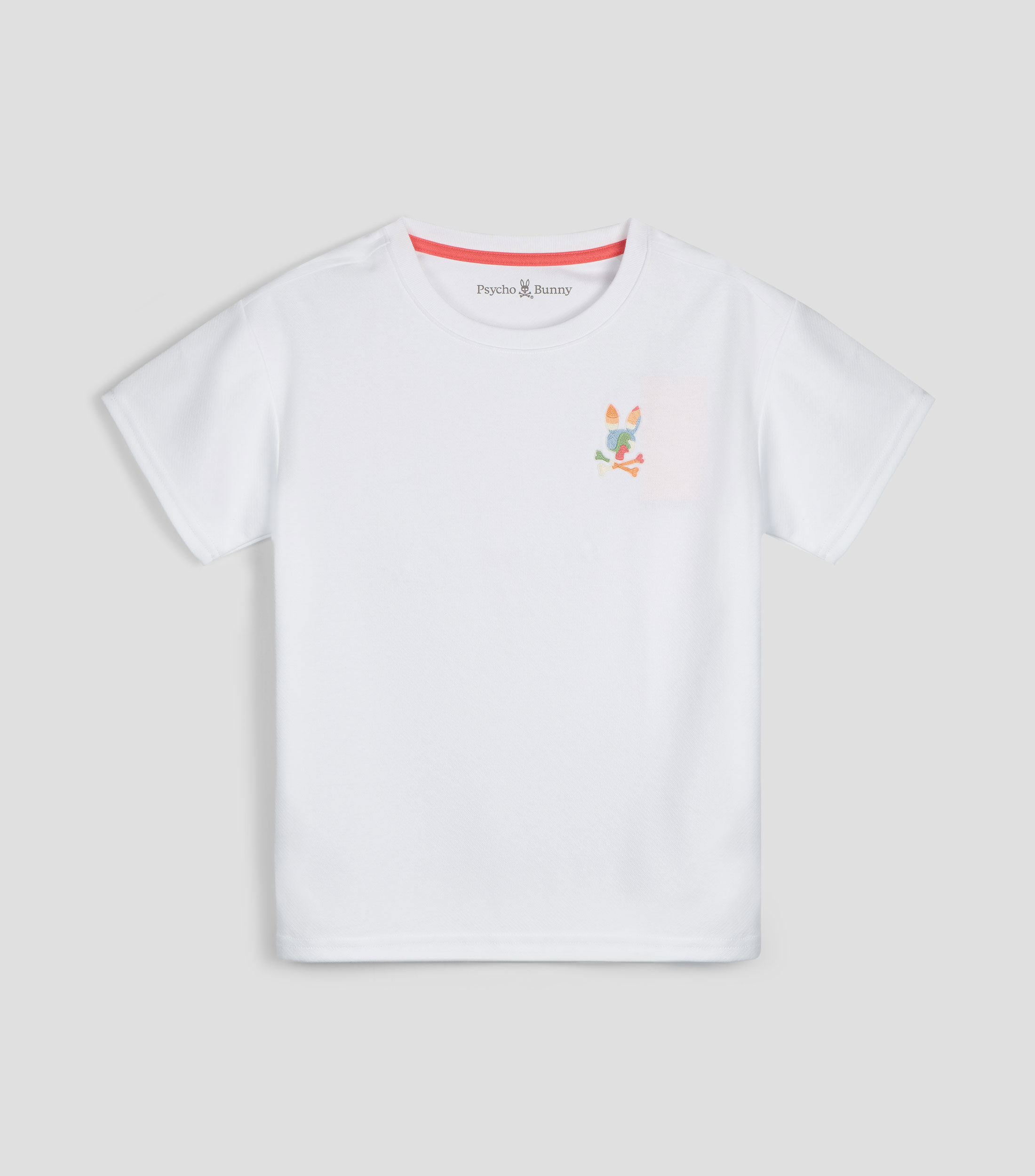 Playera cuello redondo manga corta con microdiseños Niño