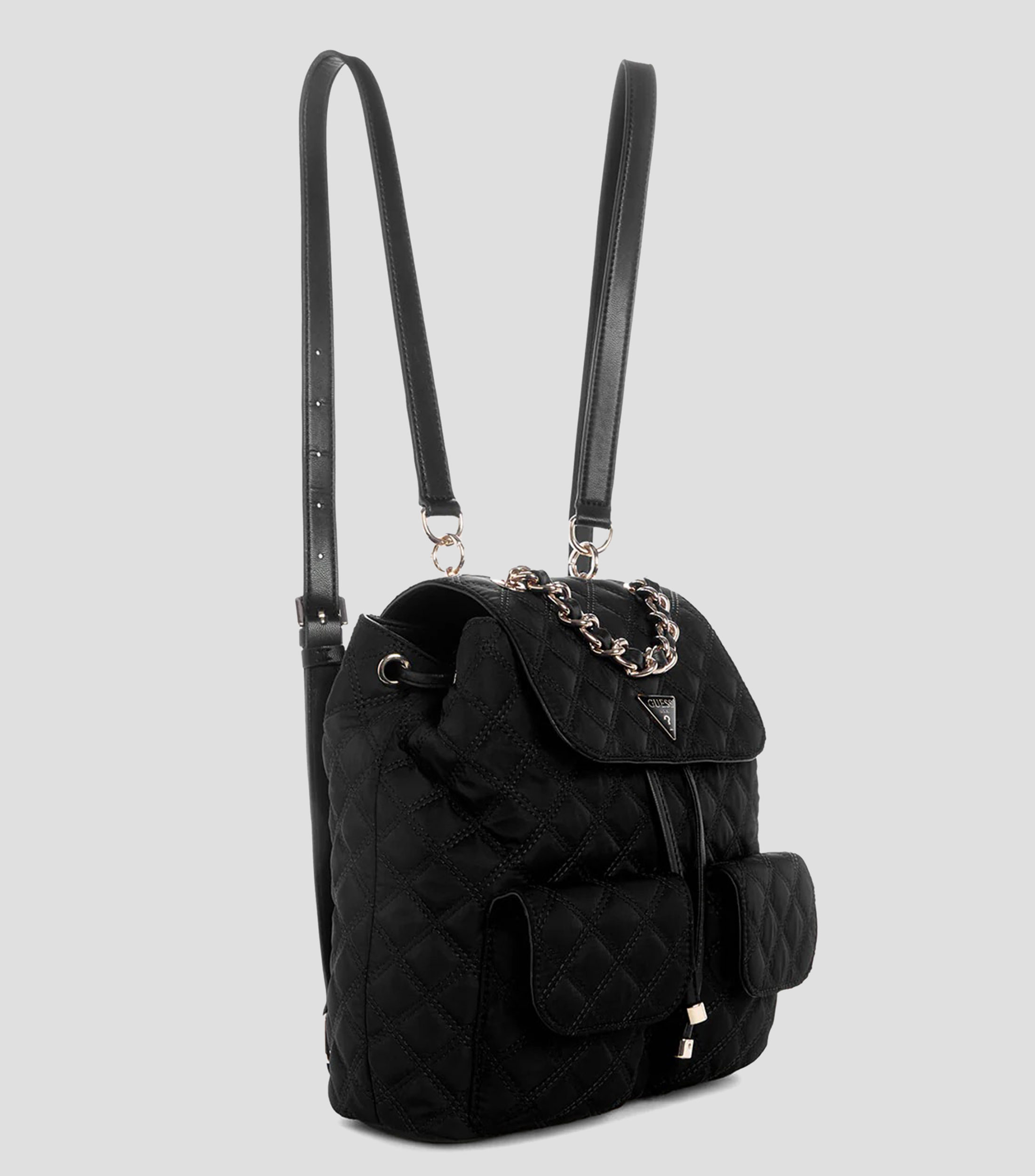 Mochila moda Giully II Flap negra Mujer