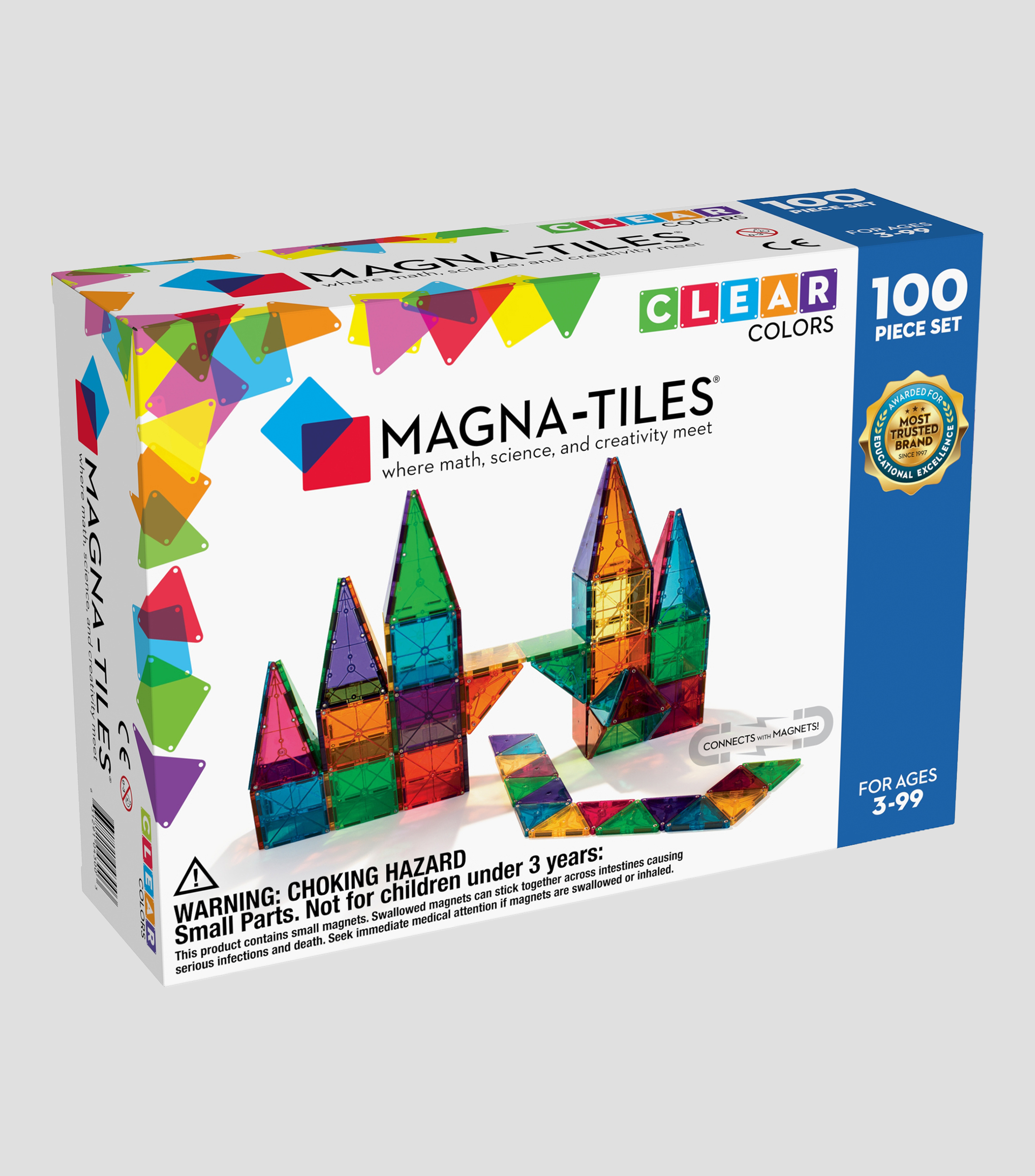 Set de 100 bloques Clear Colors