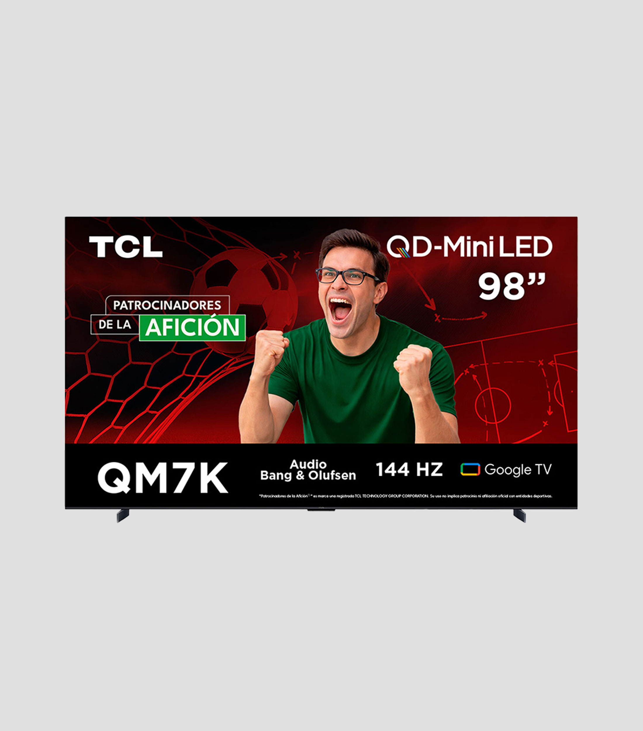Pantalla 98 Pulgadas Plana QD-MINILED Google TV 98Qm7K
