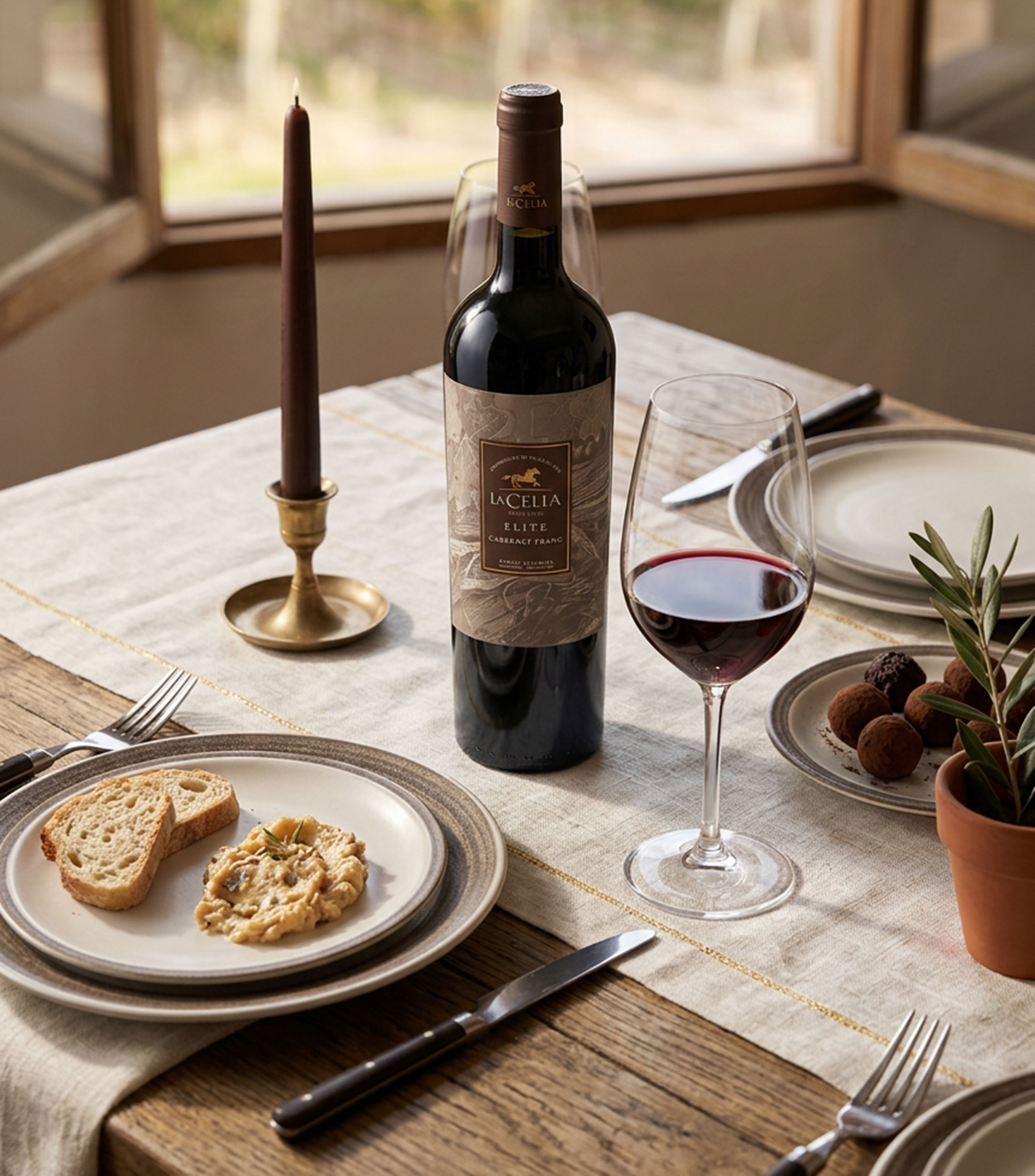 Vino tinto Cabernet Franc La Celia Elite, Argentina, 750 ml