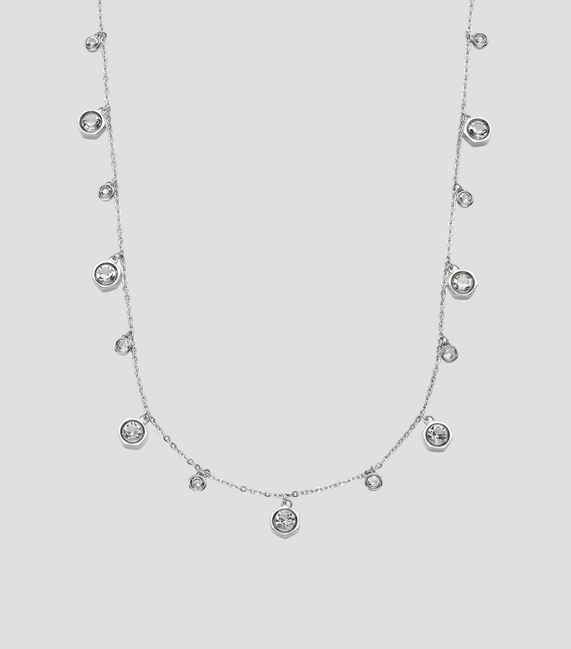Collar Mini Droplet con cristales Mujer