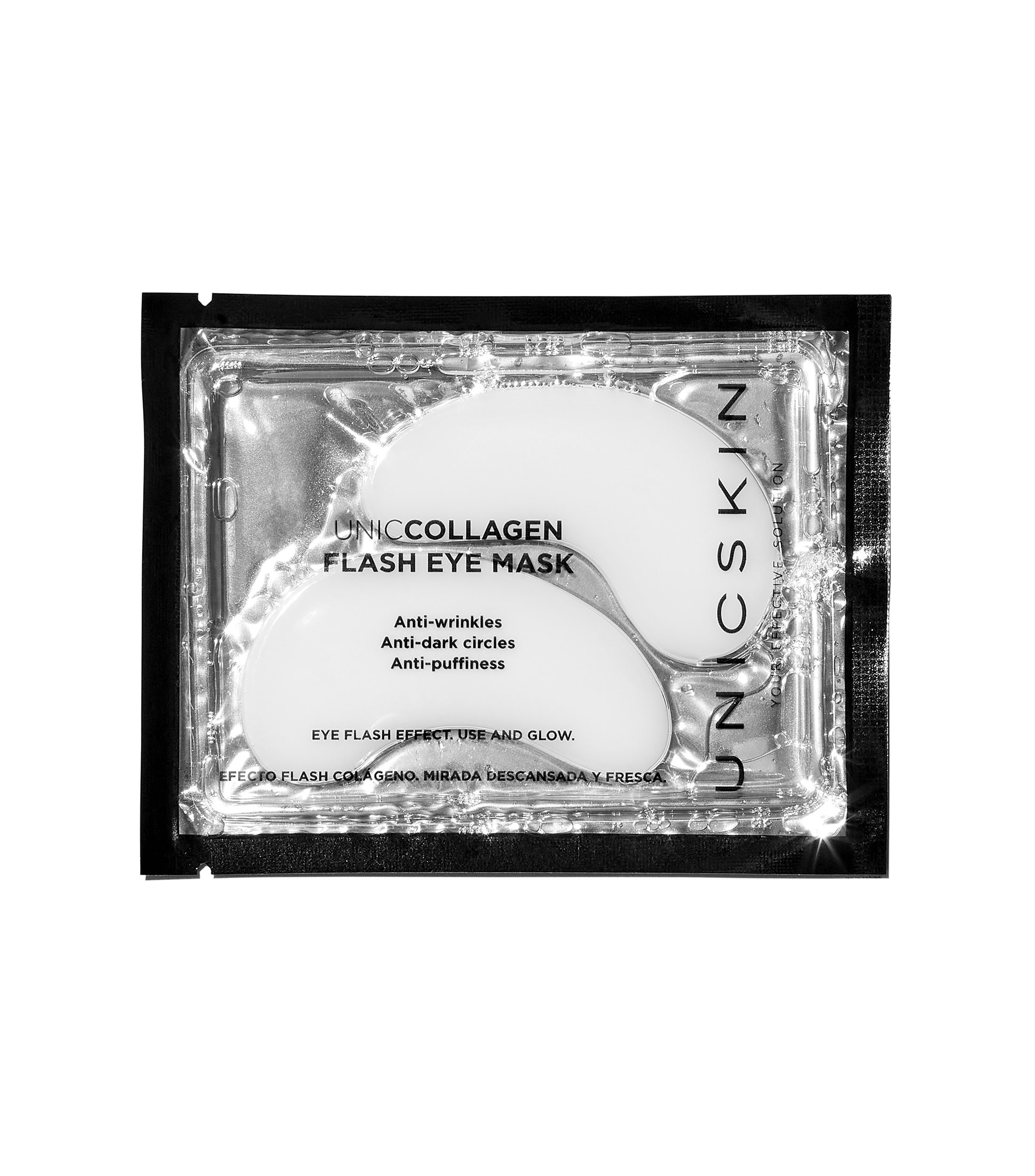UNICCOLLAGEN FLASH EYE MASK Parches de Colageno para Ojos, 10 Unidades