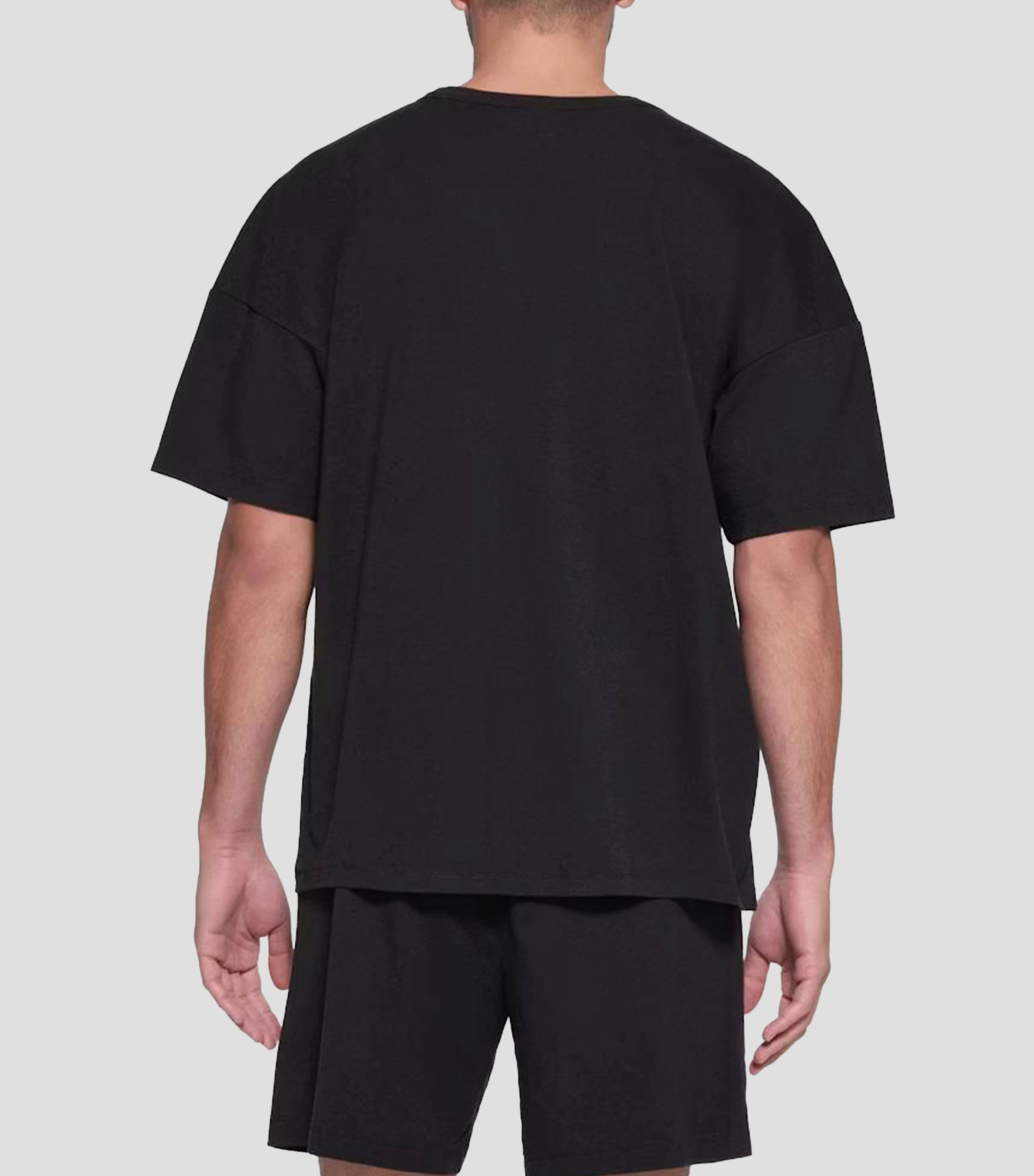Playera cuello redondo manga corta lisa Hombre