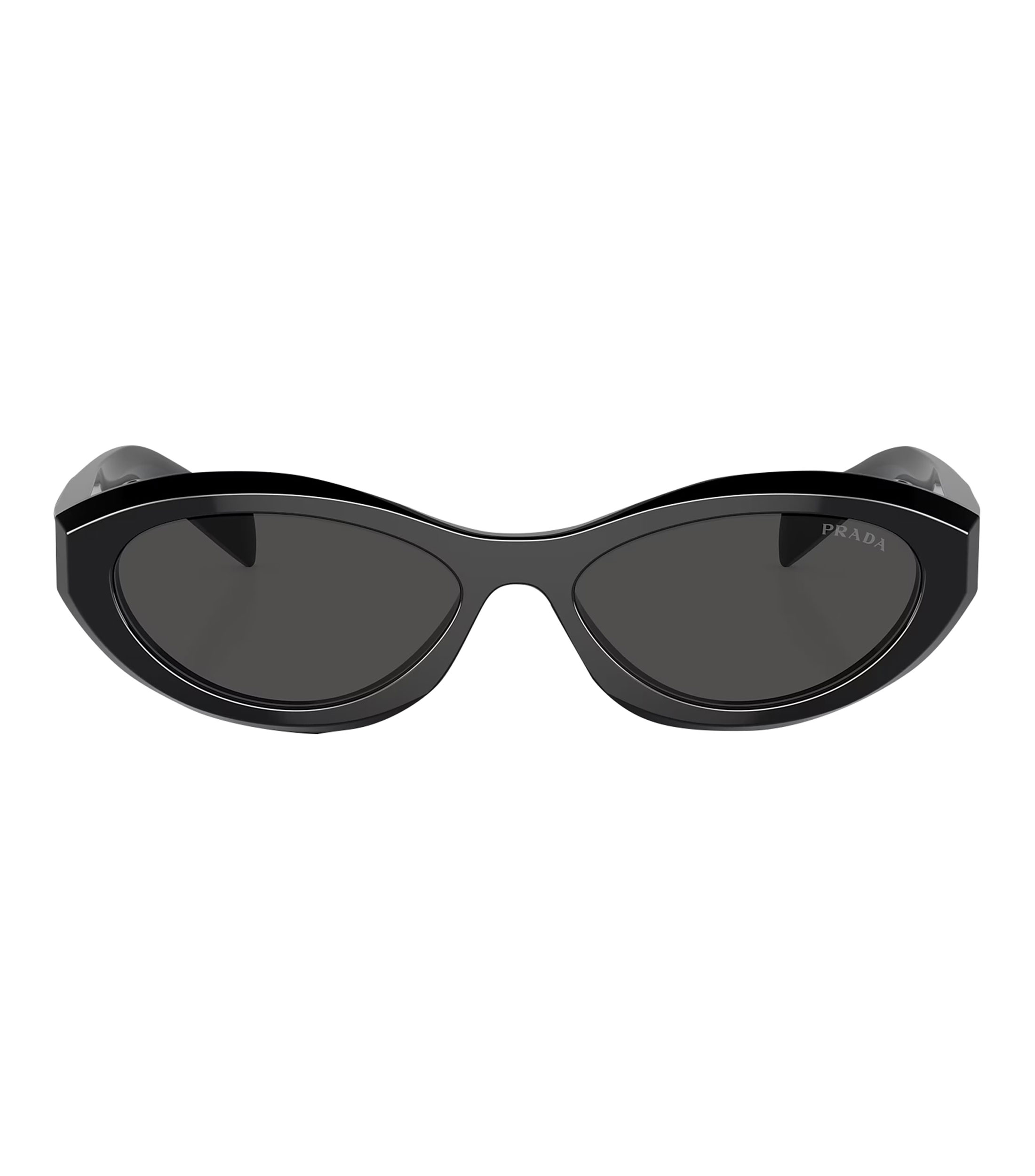 Prada Lentes de sol ovalados negros Mujer El Palacio de Hierro