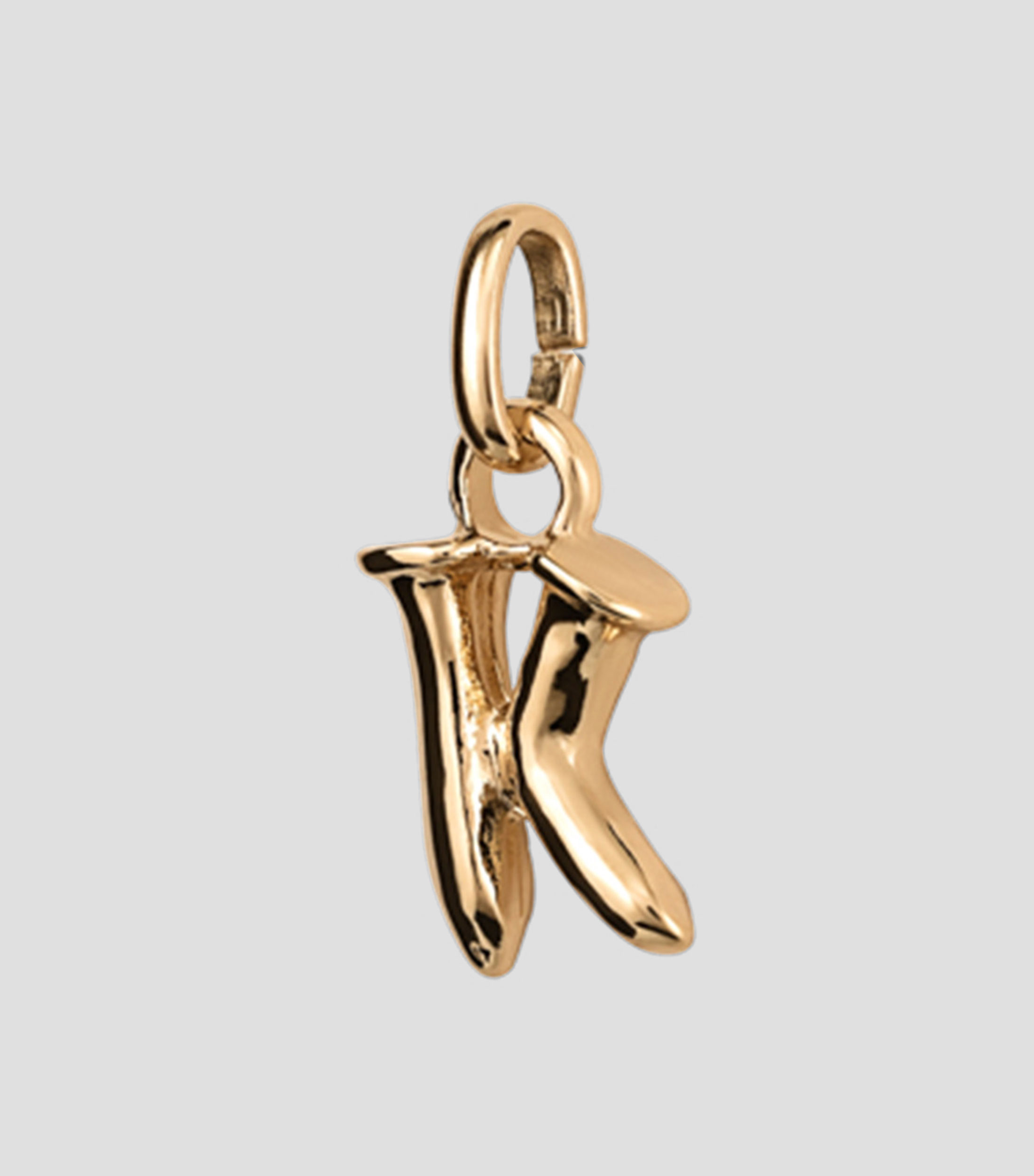 Charm letra K con argolla Mujer