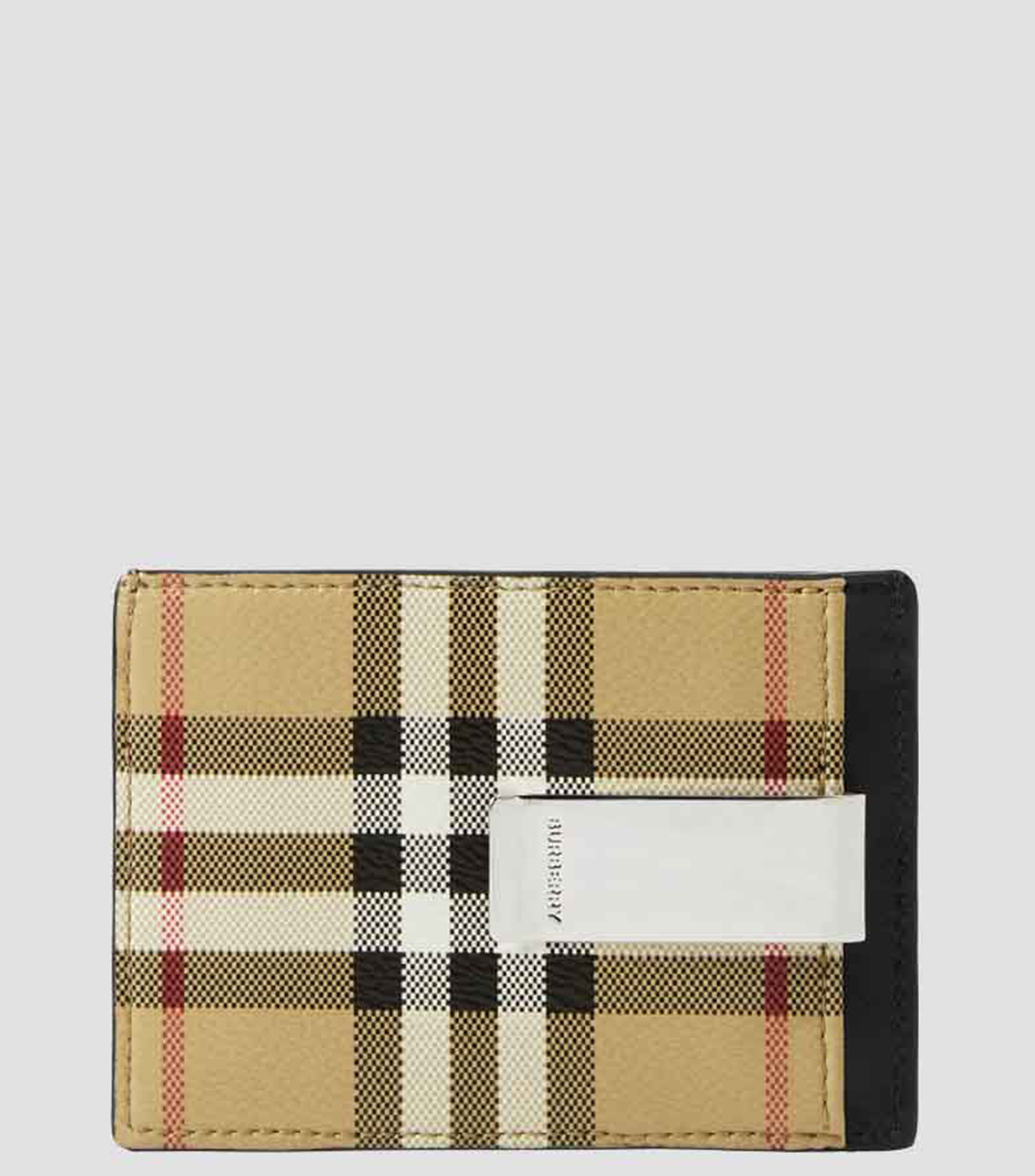 Tarjetero con cuadros Check Hombre