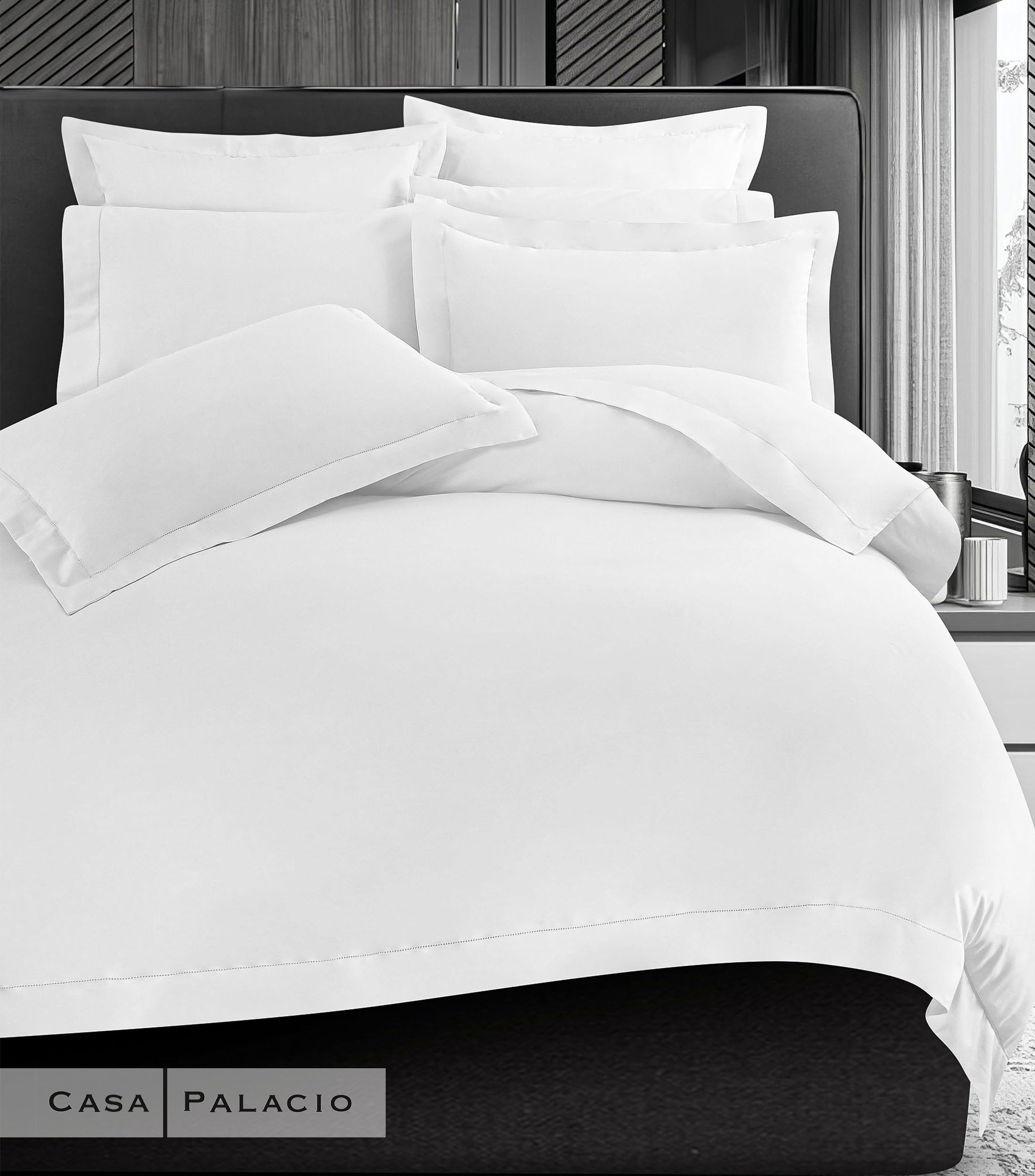 Juego de Funda para Duvet Matrimonial en algodón Royal blanco