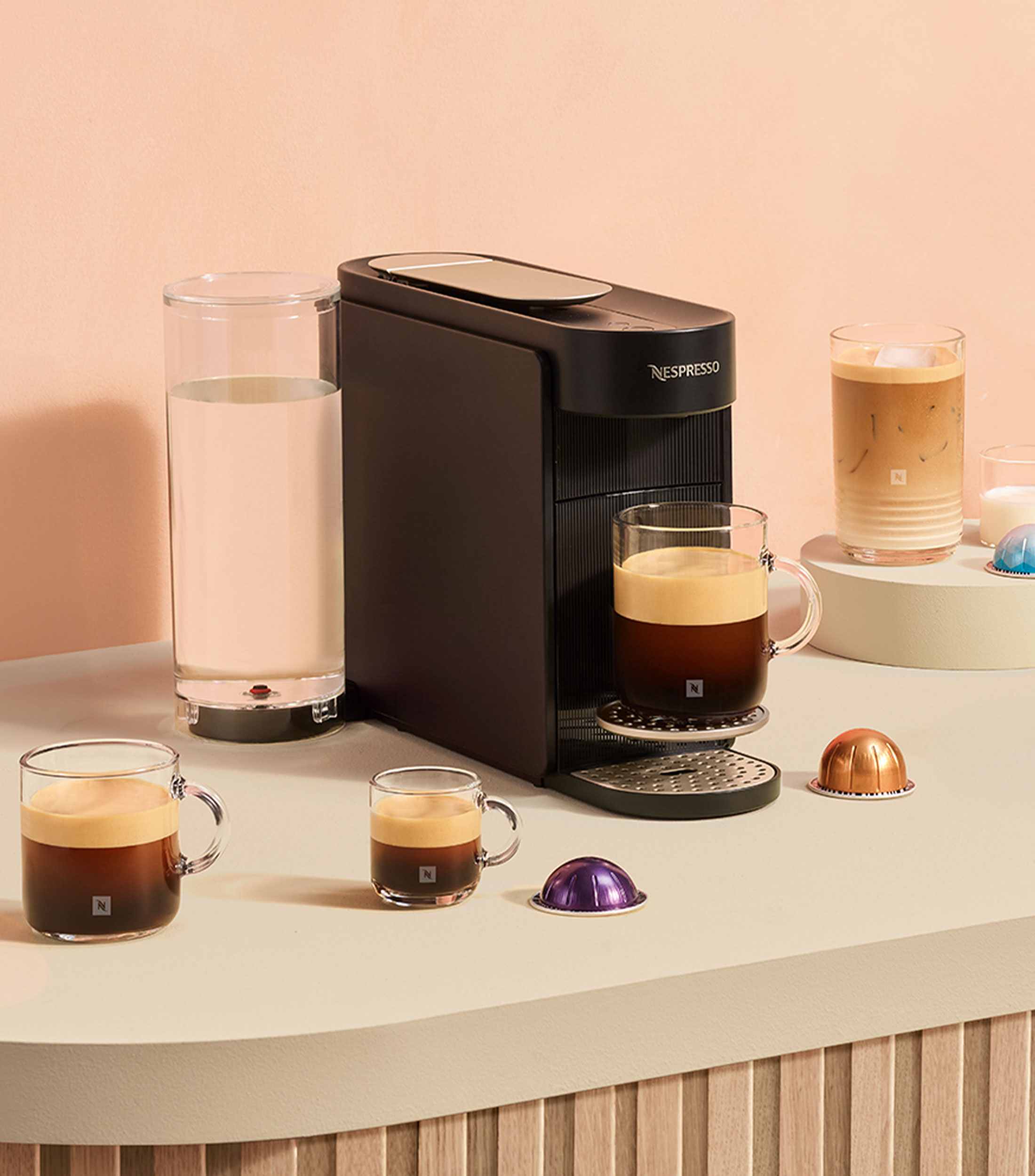 Cafetera Vertuo Up Negro