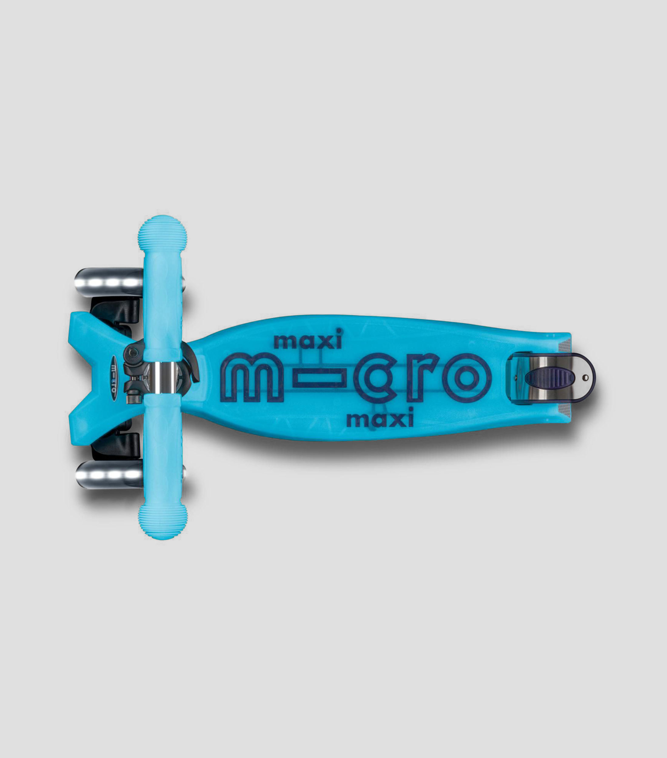 Scooter Maxi Micro Deluxe Glow LED Crystal Blue