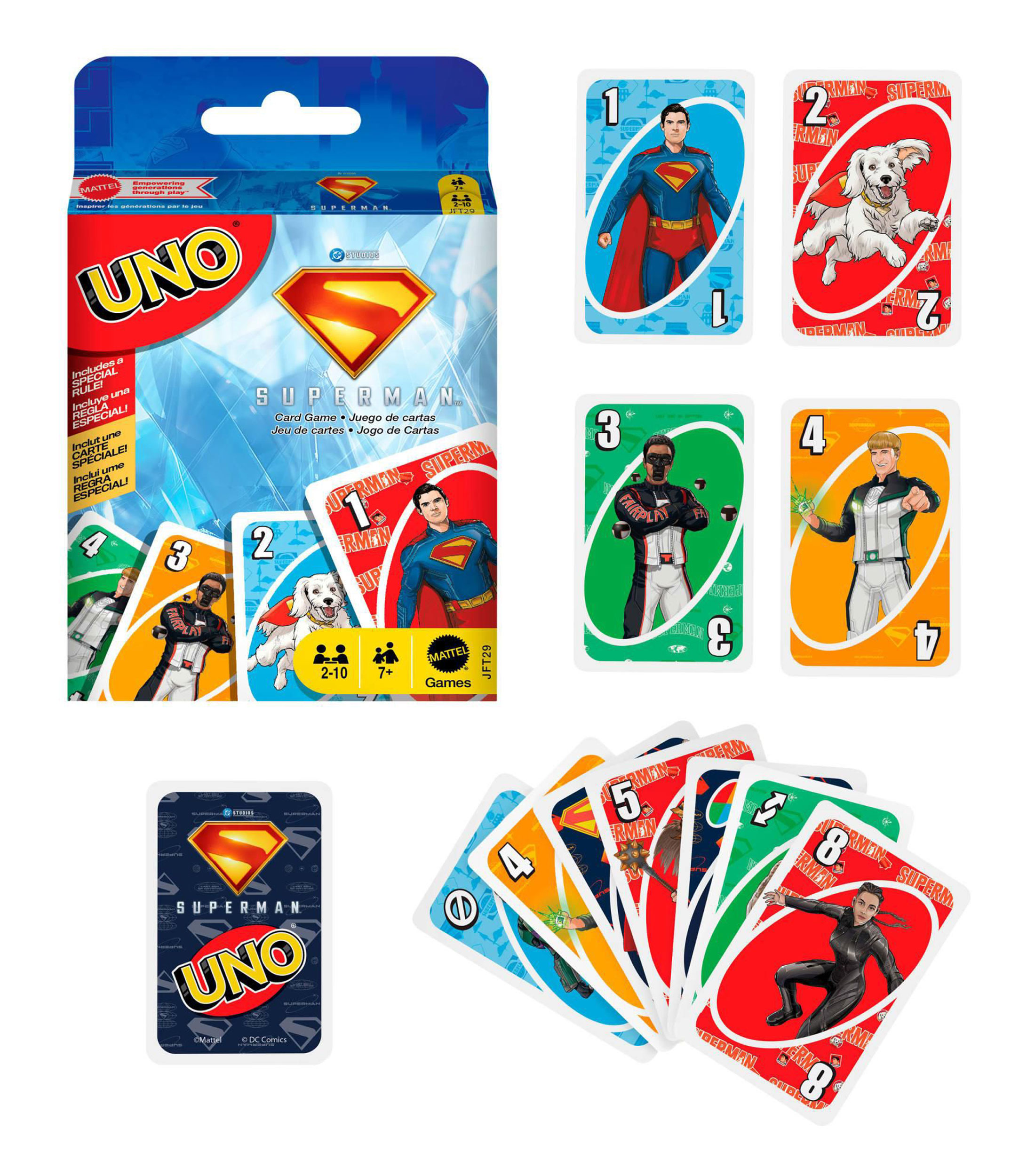 Juego de mesa UNO Juego de Cartas - Superman