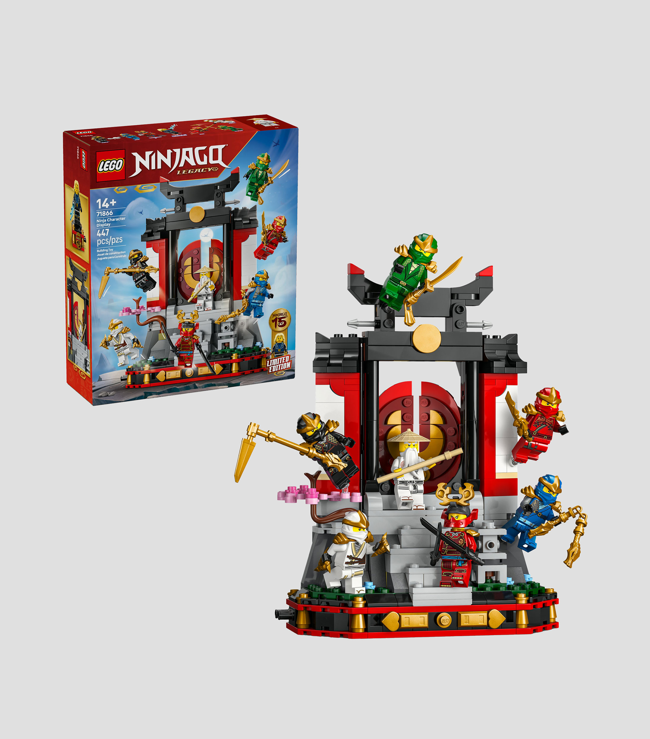 Lego NINJAGO, Exhibición de Personajes Ninja: 15 Aniversario