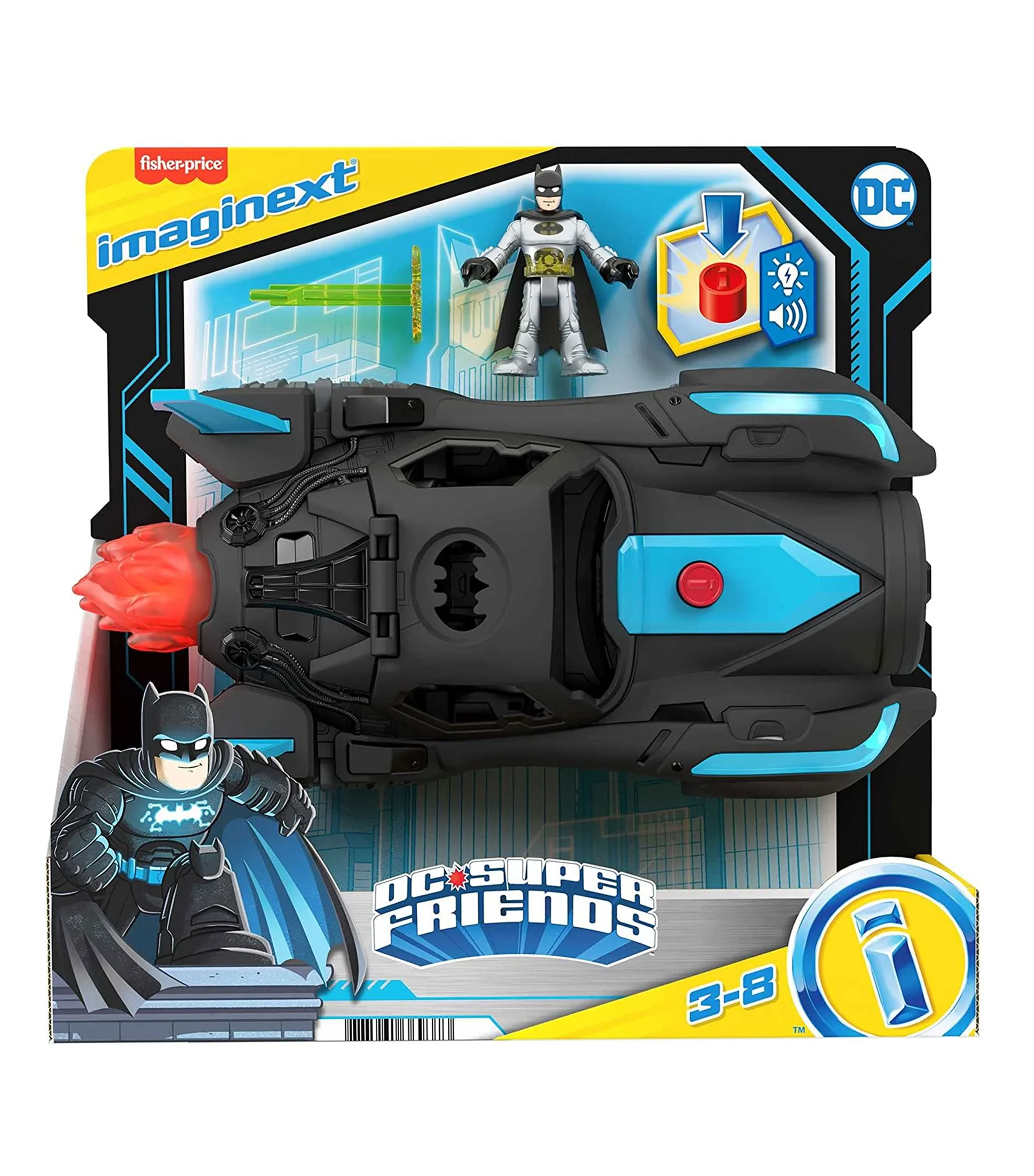 DC Super Friends, Batimóvil Luces y Sonidos, Imaginext