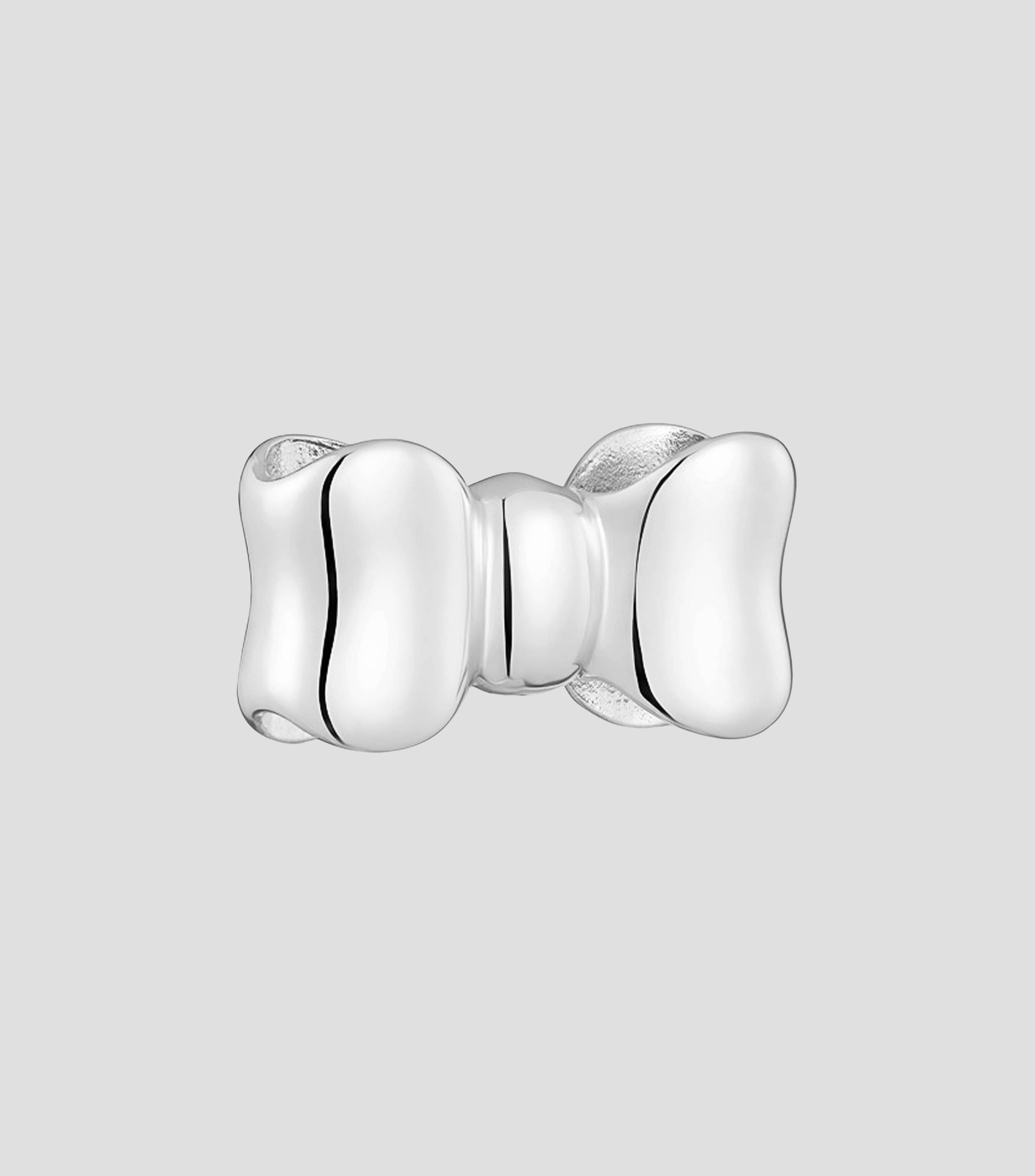 Dije en forma de moño en plata .925 Ribbon Mujer