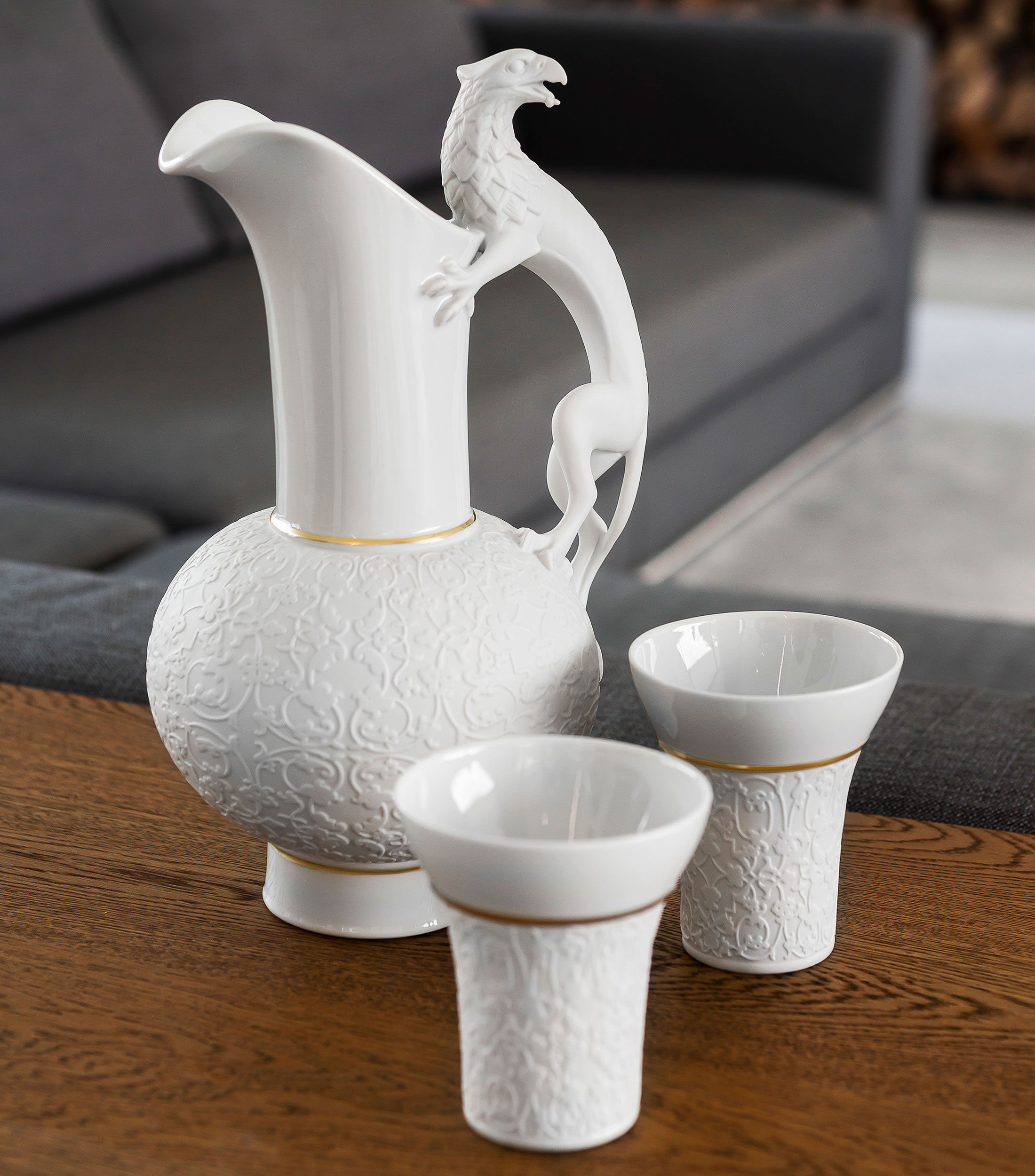 Set 2 Vasos Gryphus blanco
