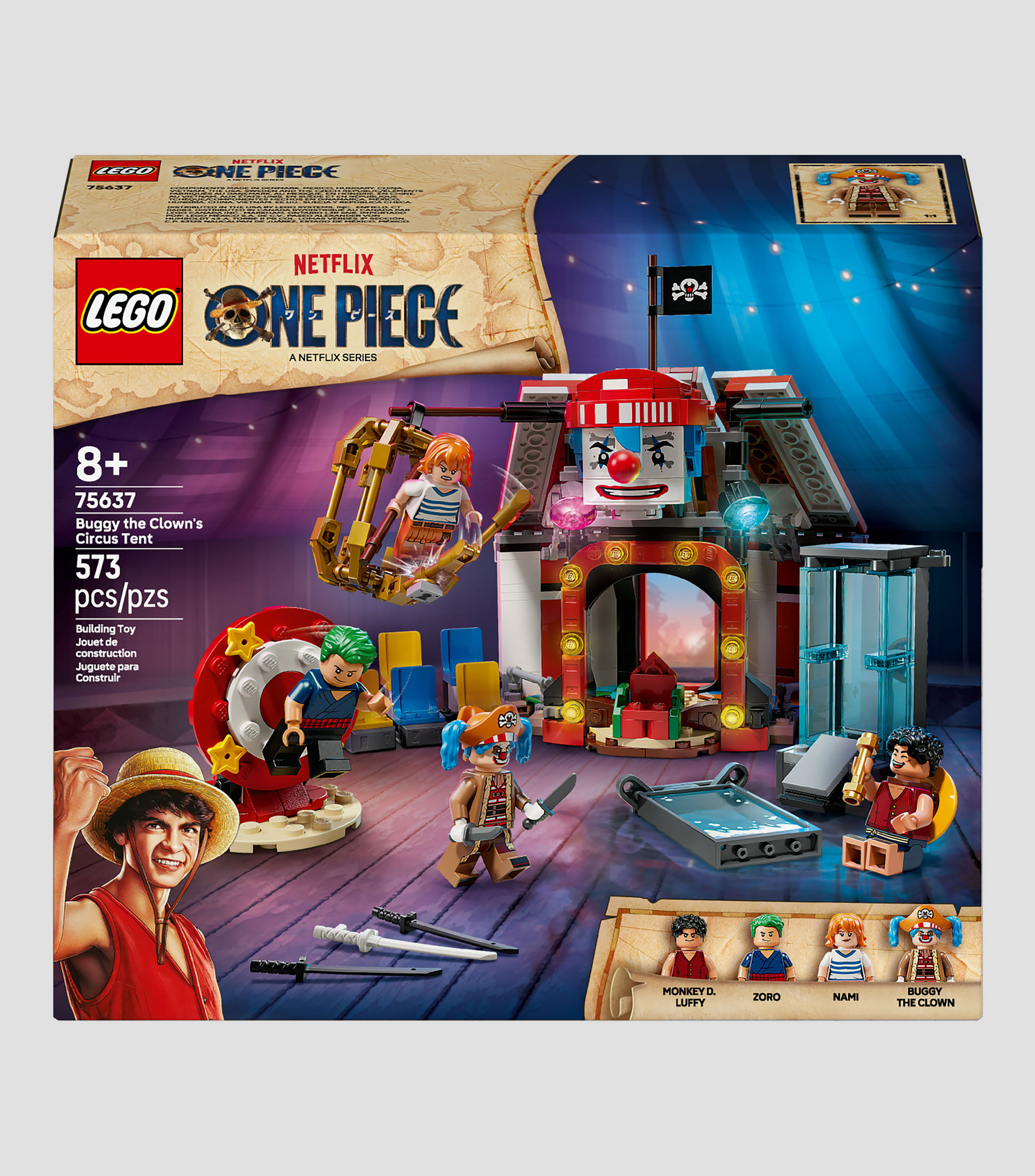 Lego ONE PIECE Carpa de Circo de Buggy el Payaso Kit 75637