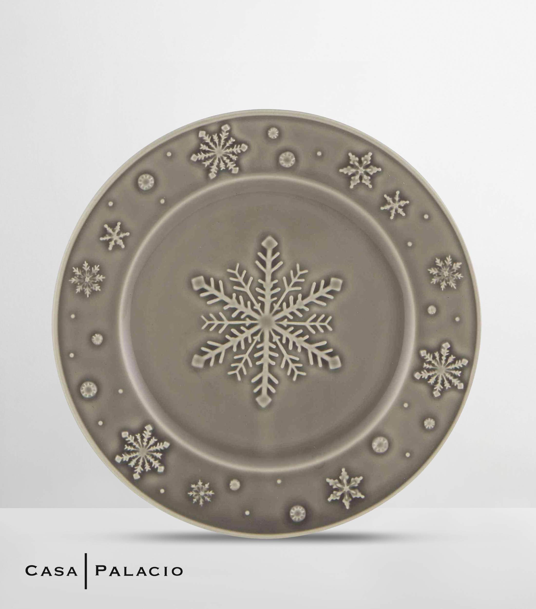 Plato para fruta Snowflakes