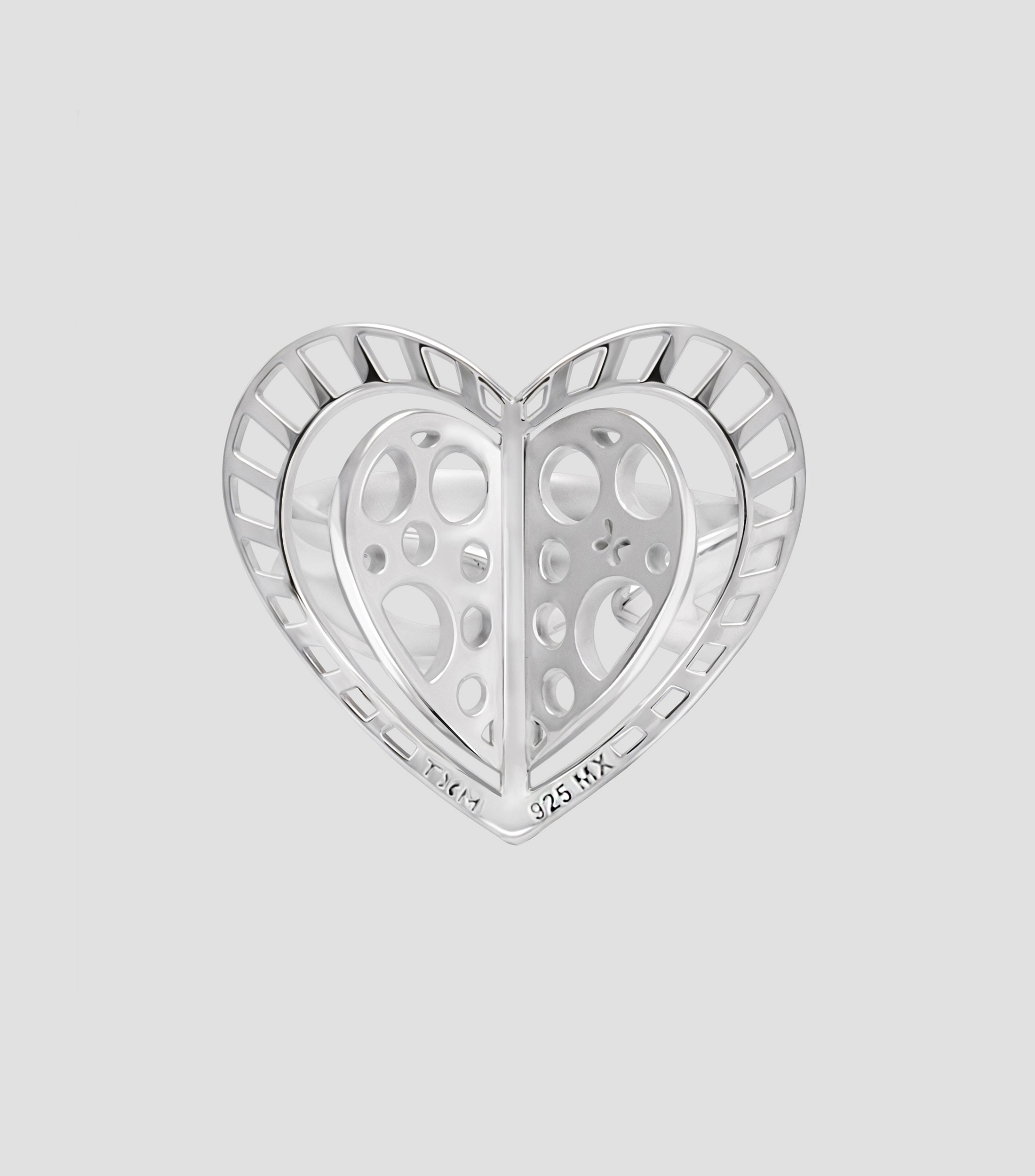Anillo en Plata .925 de Corazón Mujer