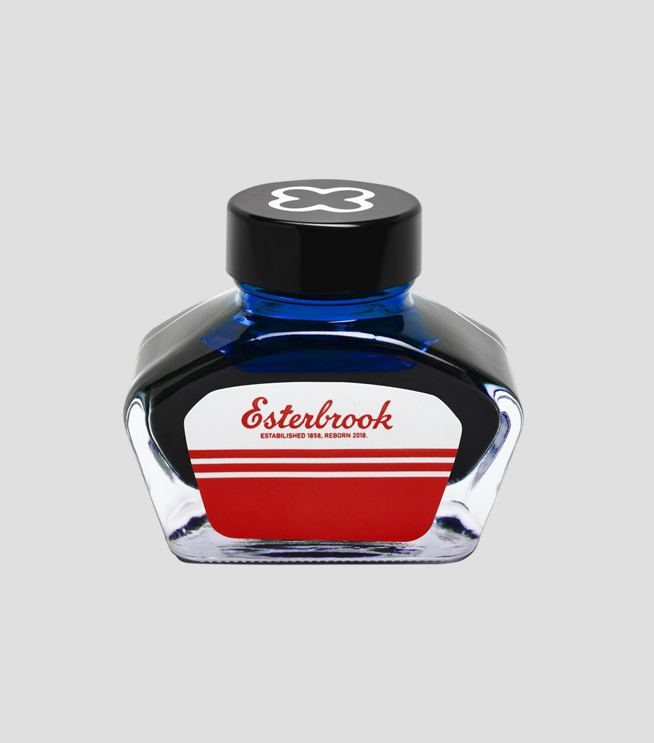 Frasco De Tinta Azul Agua Brillante