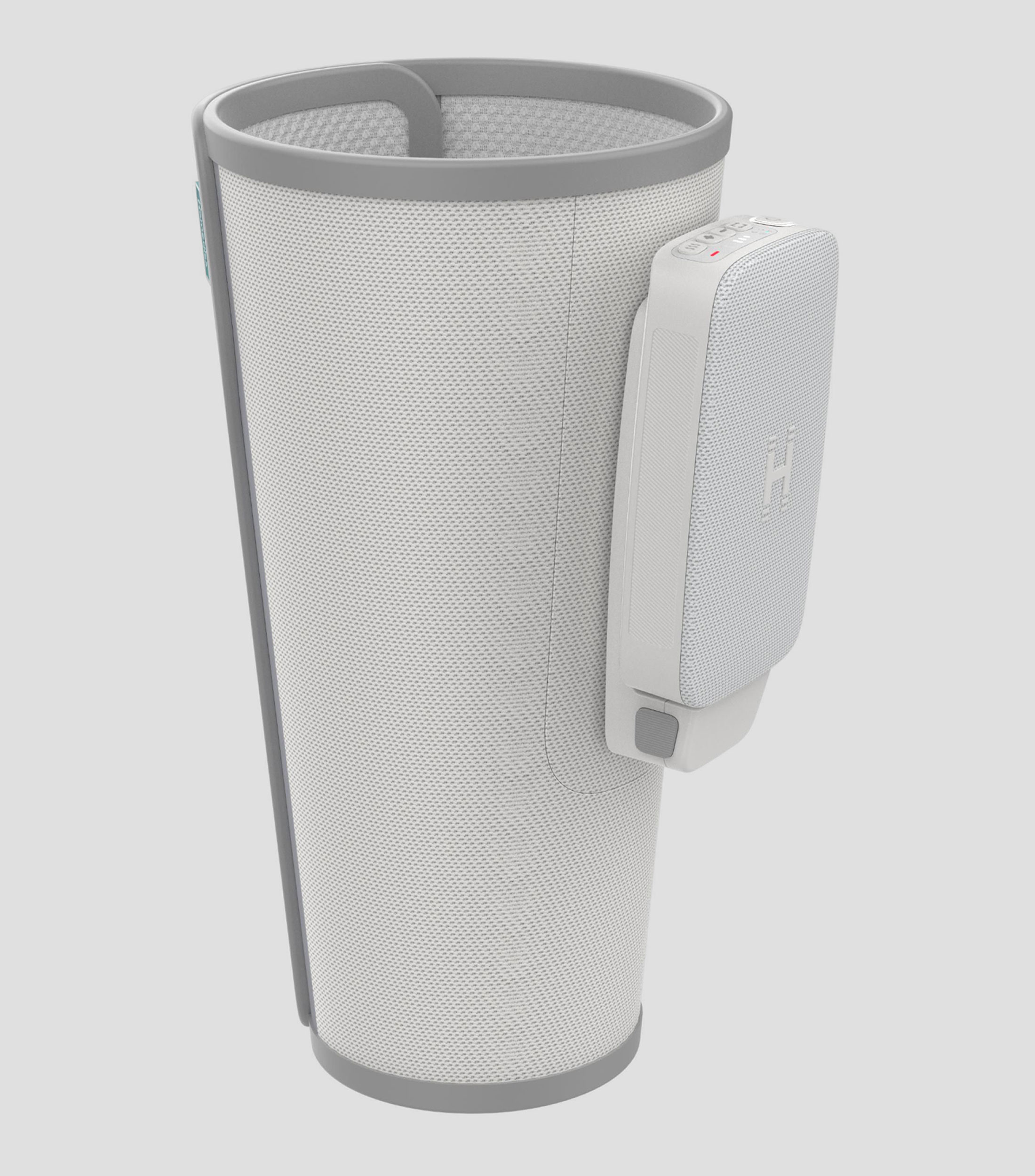 Masajeador de compresión de pantorrilla modular con calor gris SR-CMXC10HJ