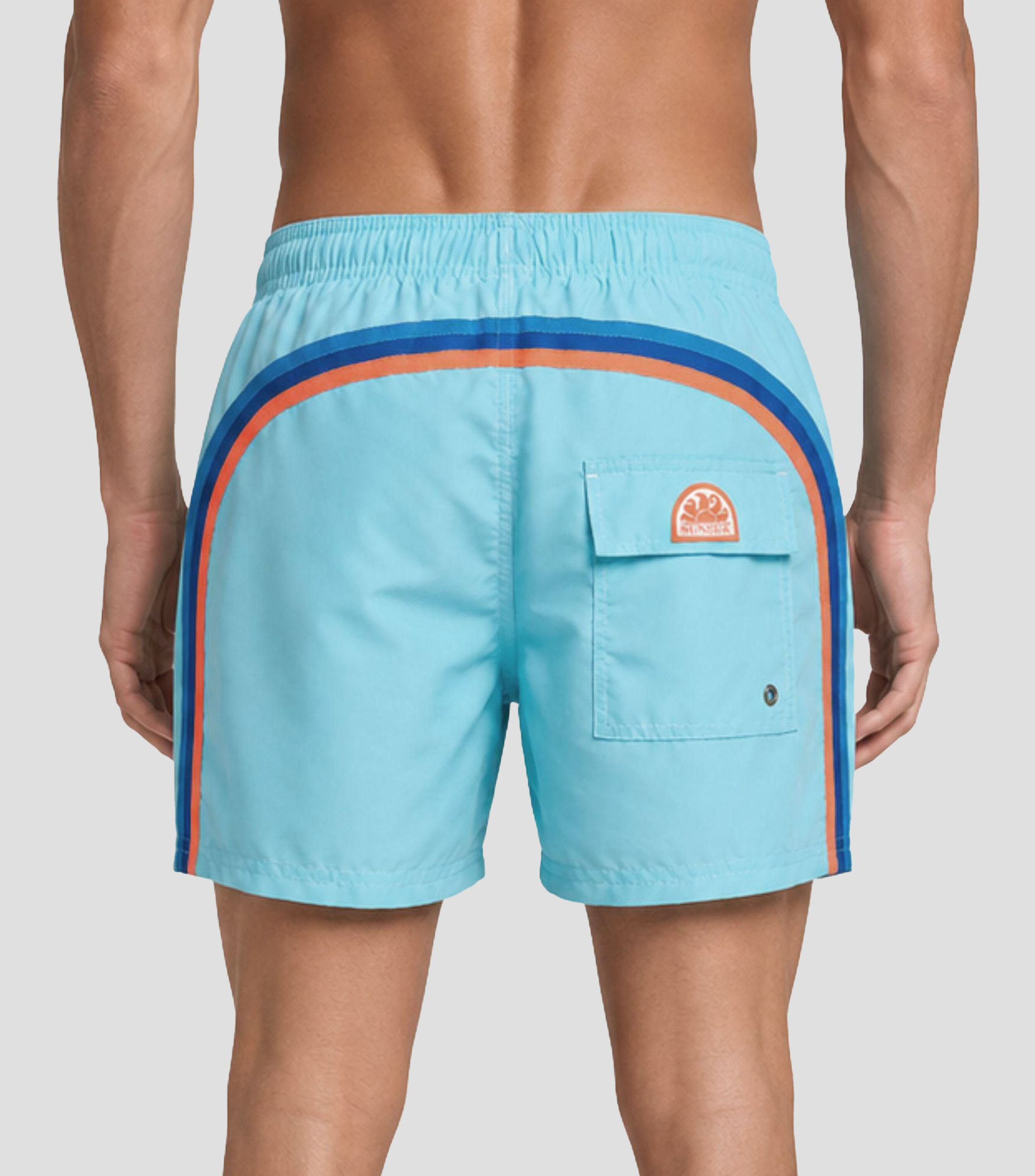 Traje de baño corto Liso Hombre