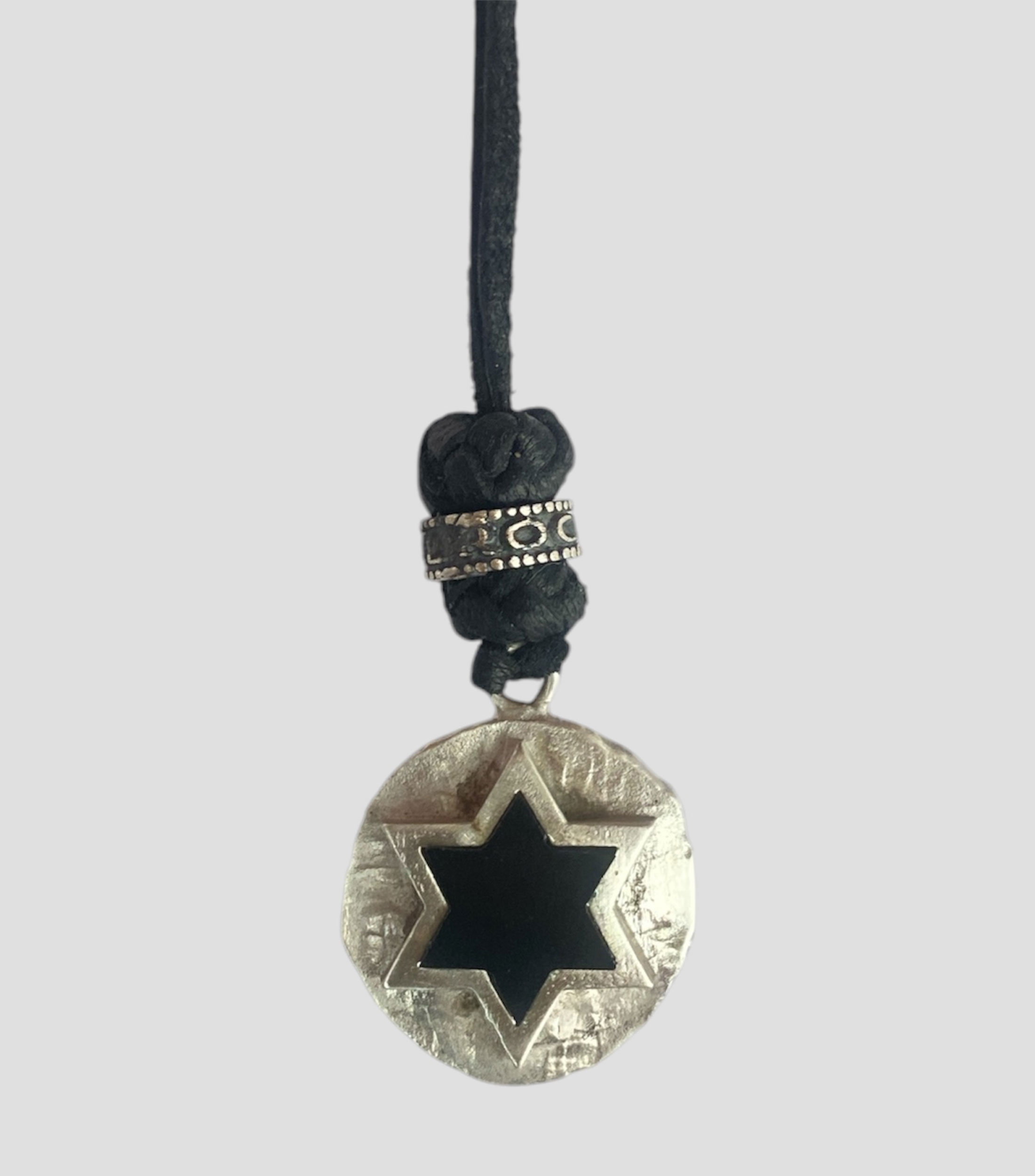 Collar D.Star con piedra onix Hombre