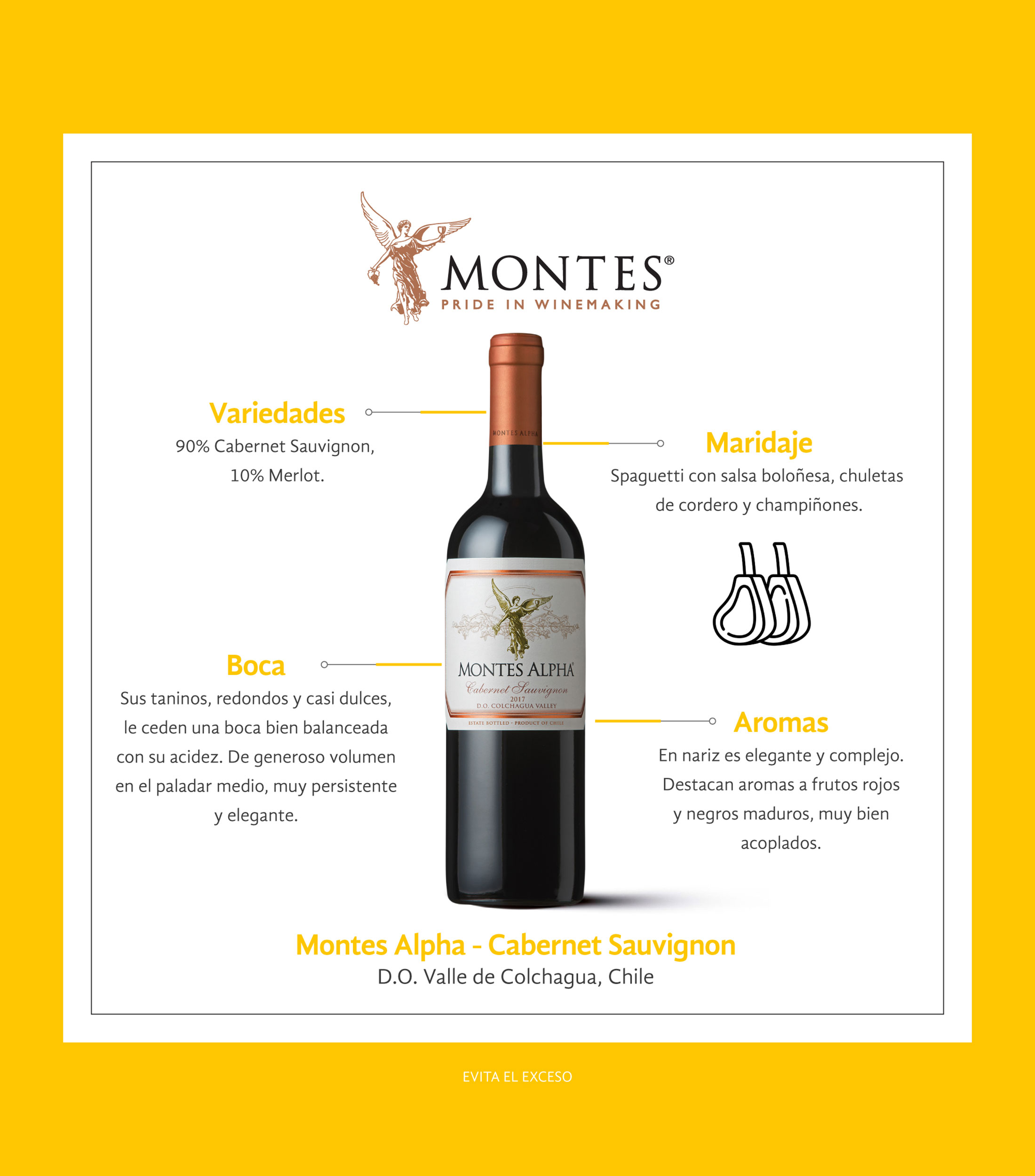 Vino Tinto Cabernet Sauvignon, 750 ml