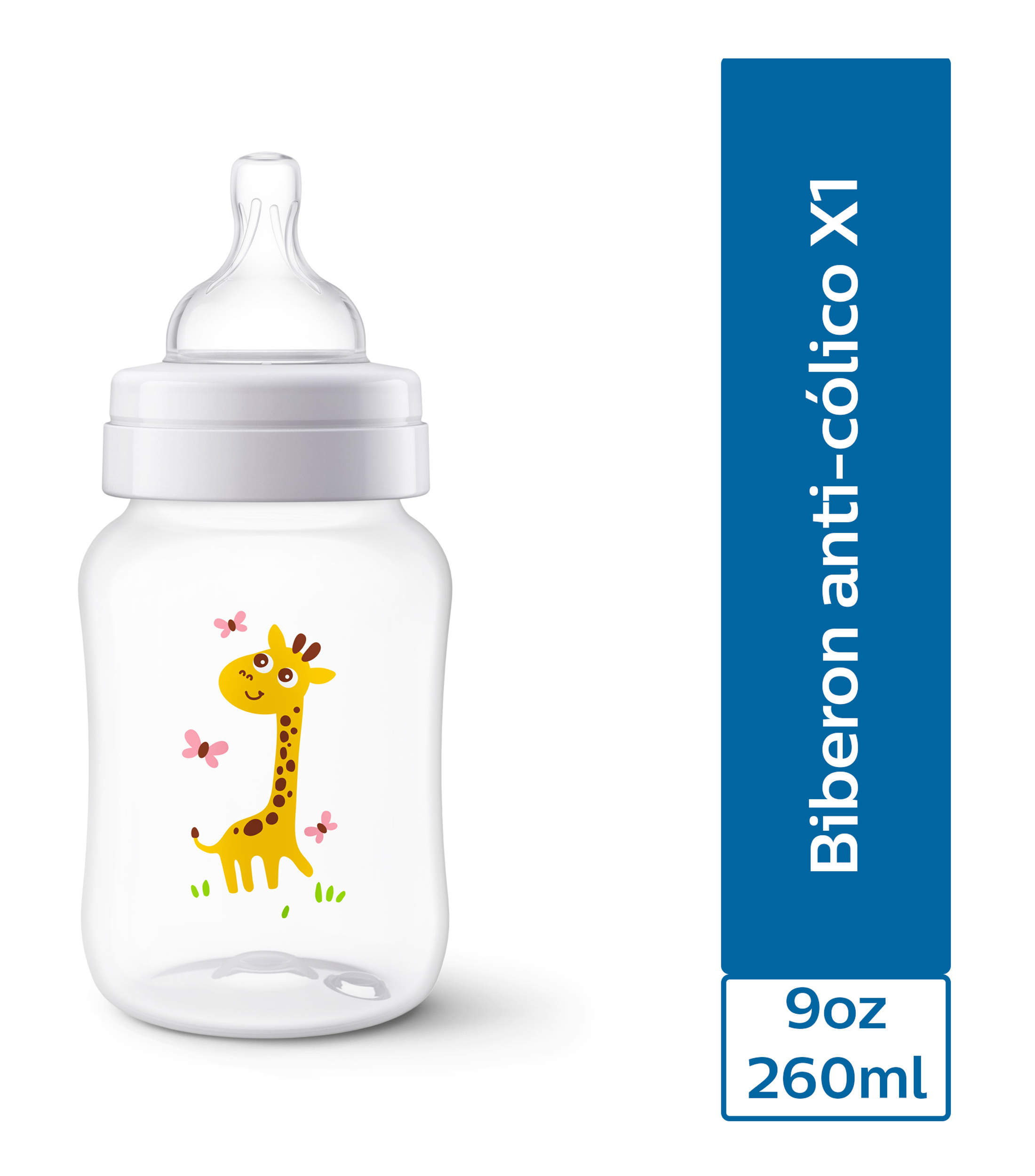 Biberón Anticólicos de 260 ml