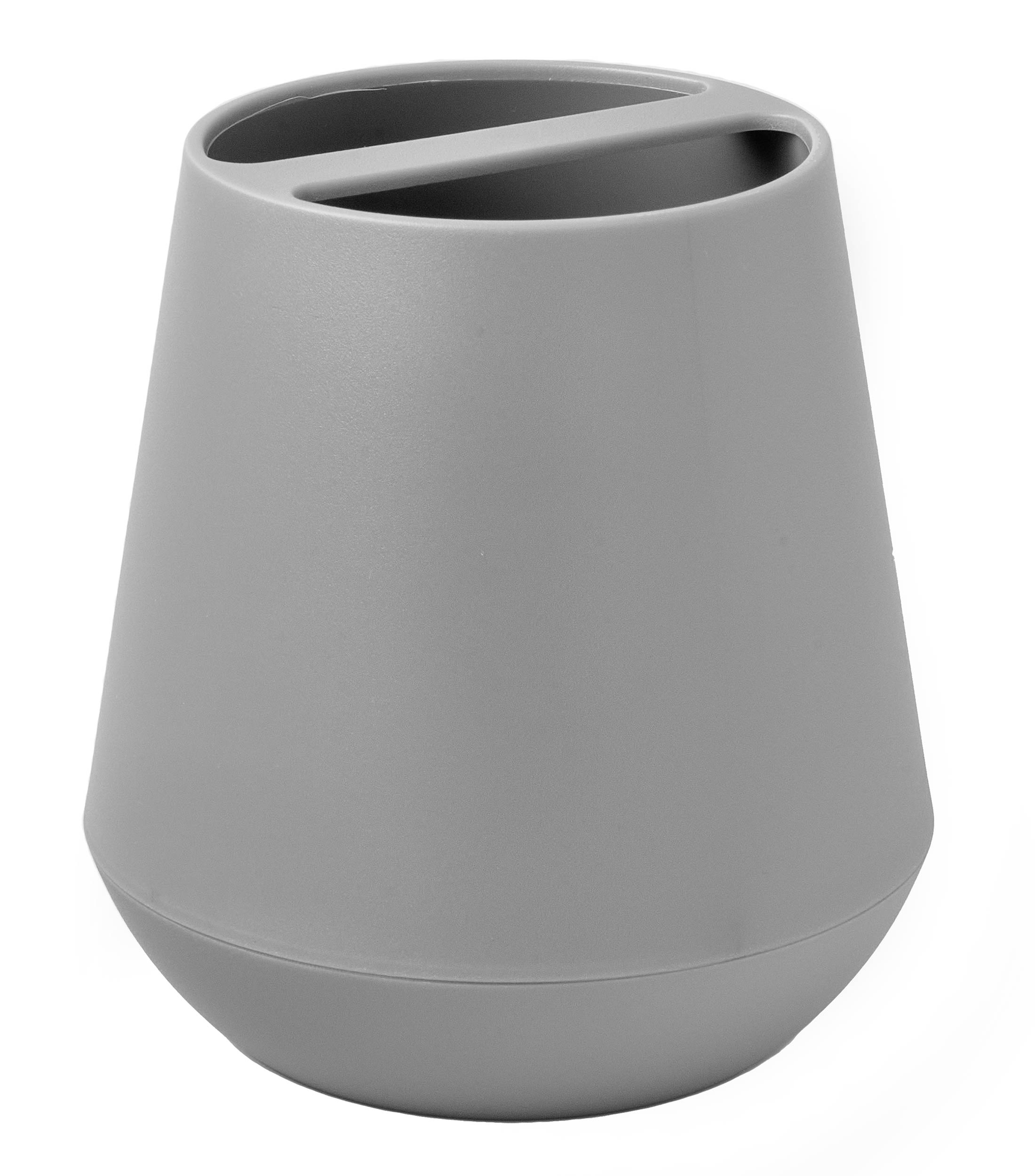 Vaso para baño Belize Gris en Policarbonato