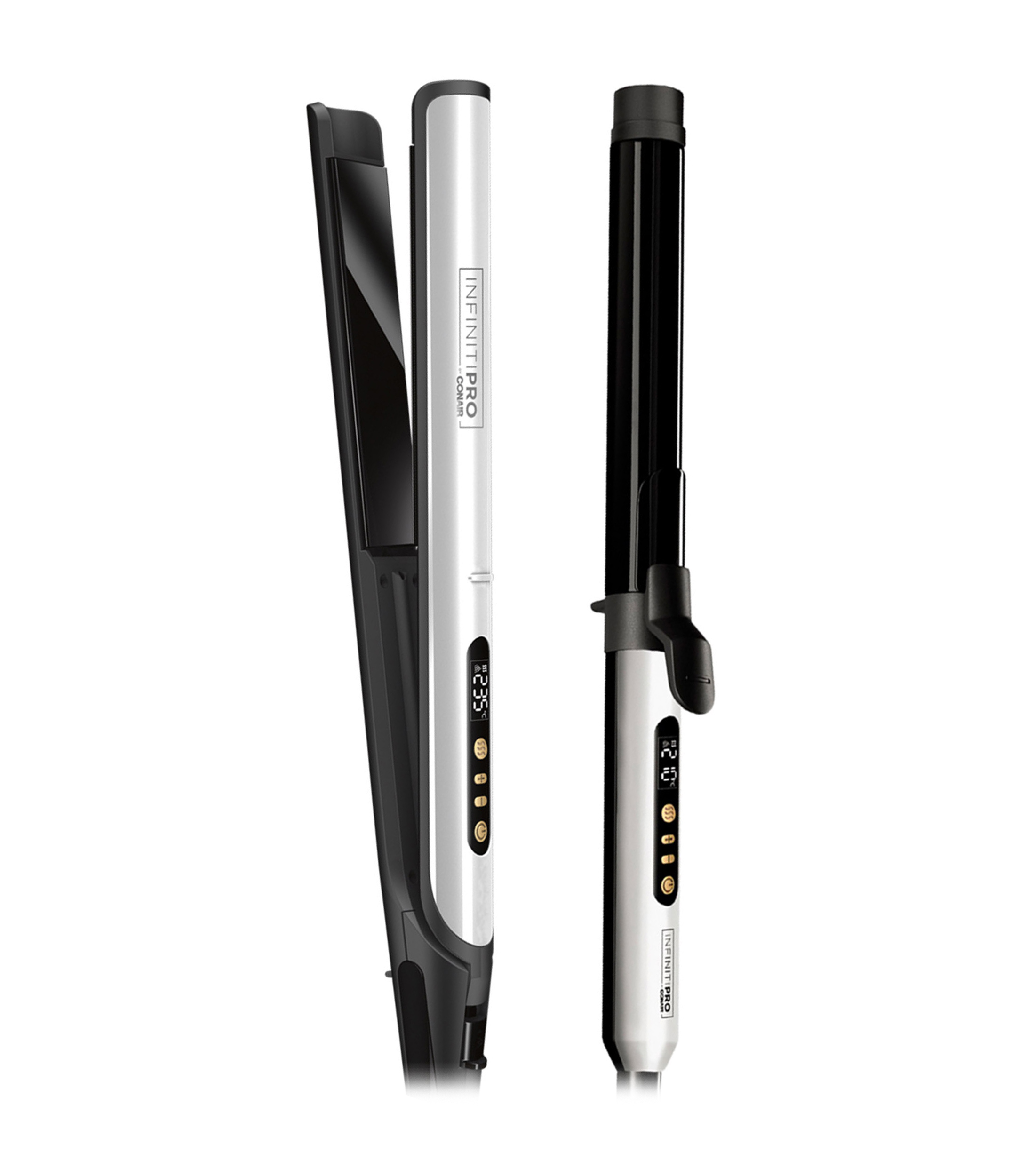 Combo Alaciadora Alaciadora Y Tenaza Conair Plancha Y Rizadora Conair