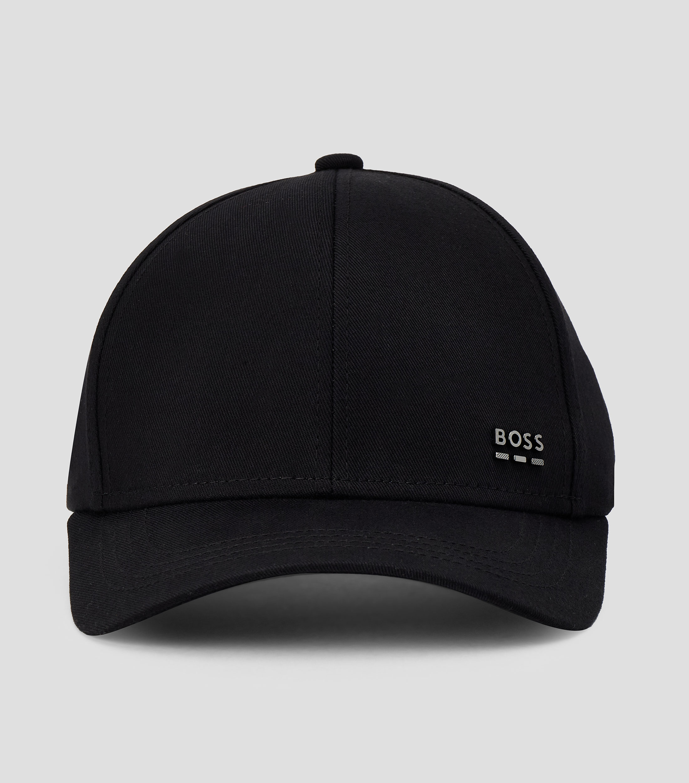 Gorra con logo negro Hombre