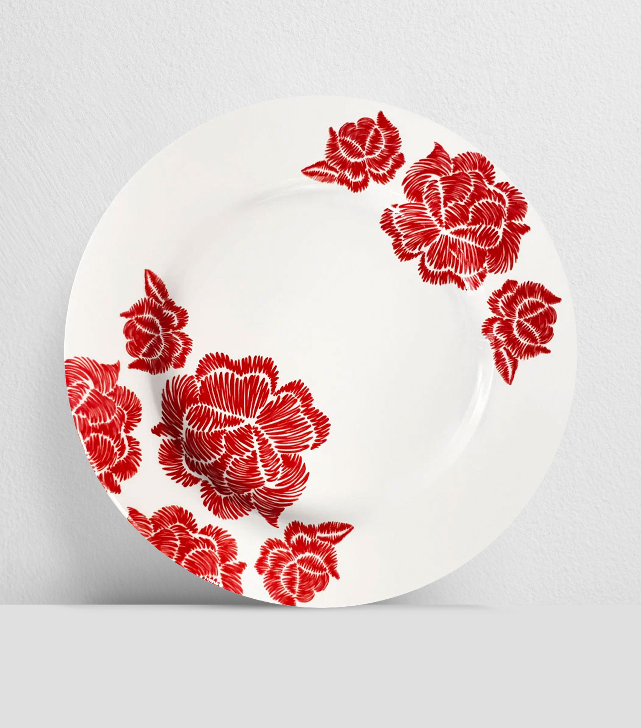 Set 4 platos tipo trinche Identidad Rojo