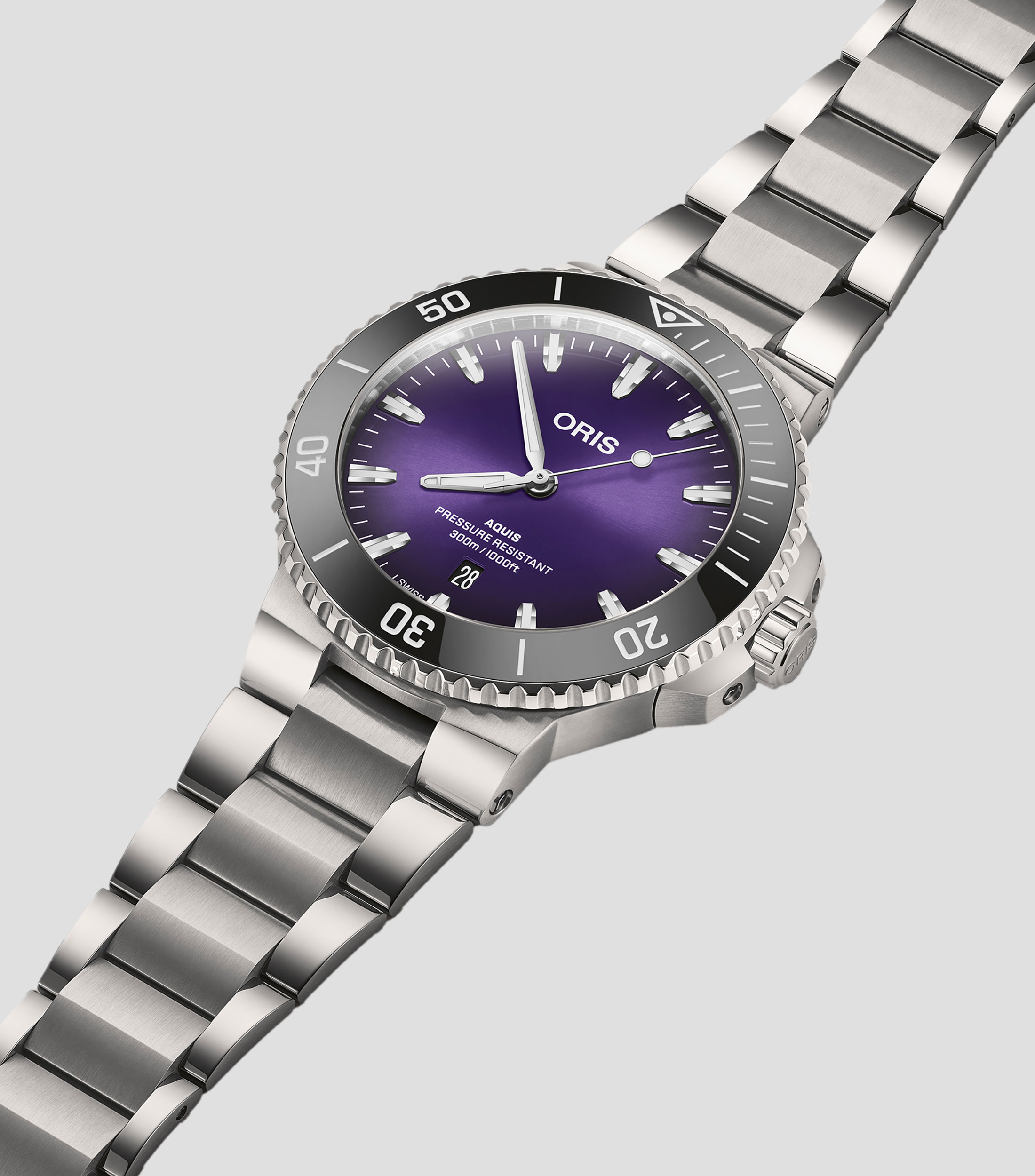 Reloj para Hombre, Deportivo, Plateado