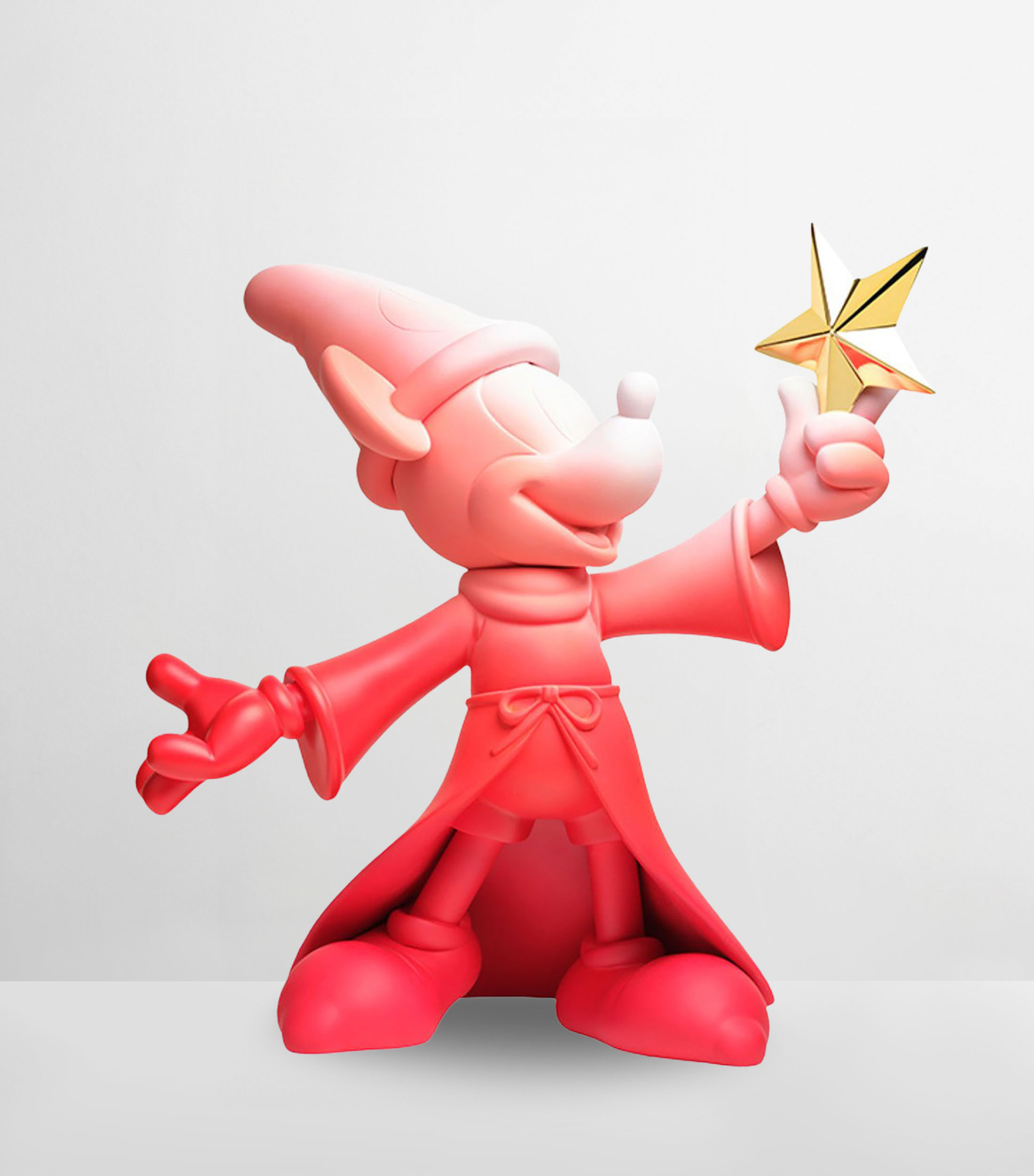 Figura Mickey Fantasia Gradient Red en resina
