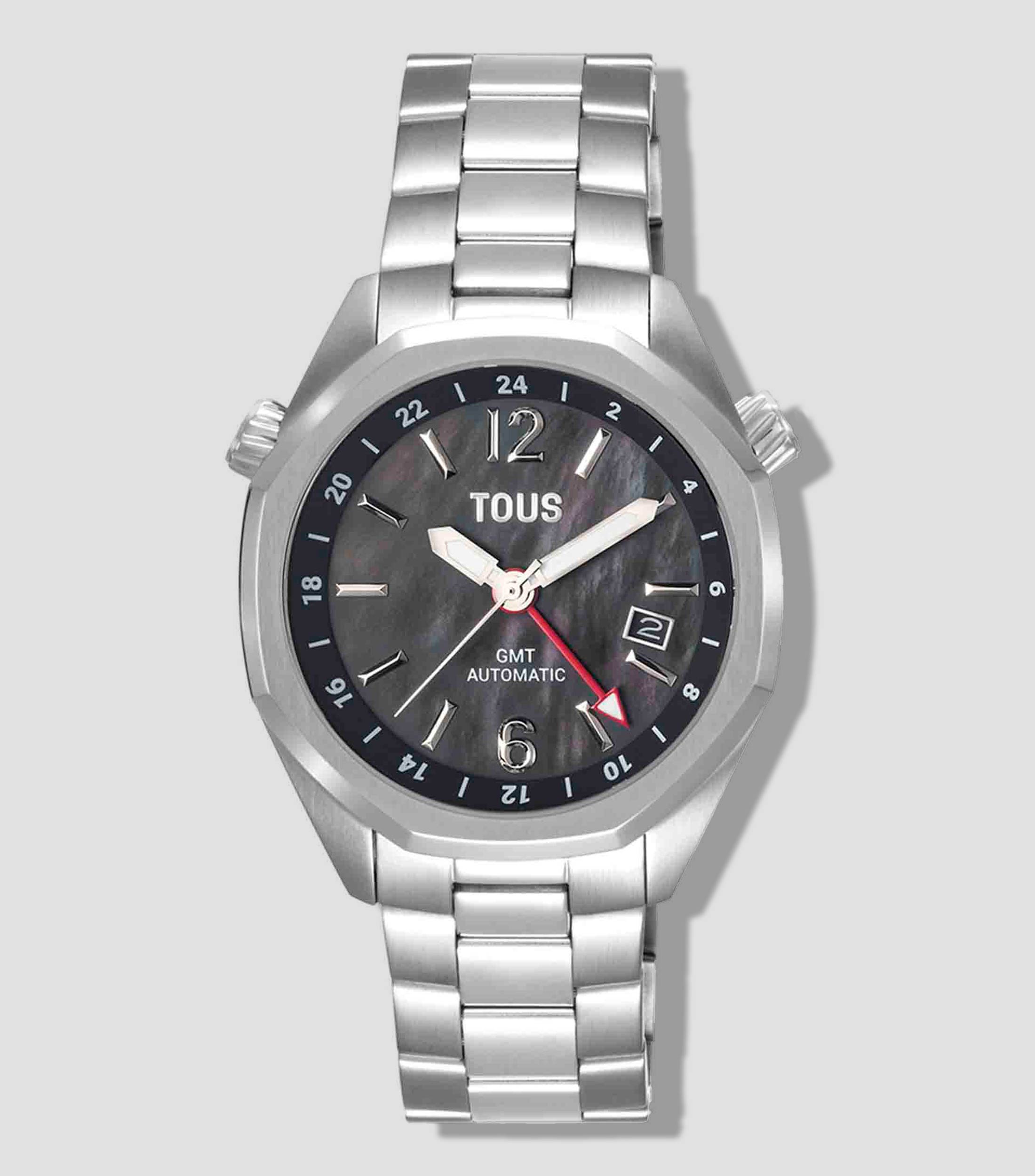 Reloj Unisex Now Casual Negro, Plateado