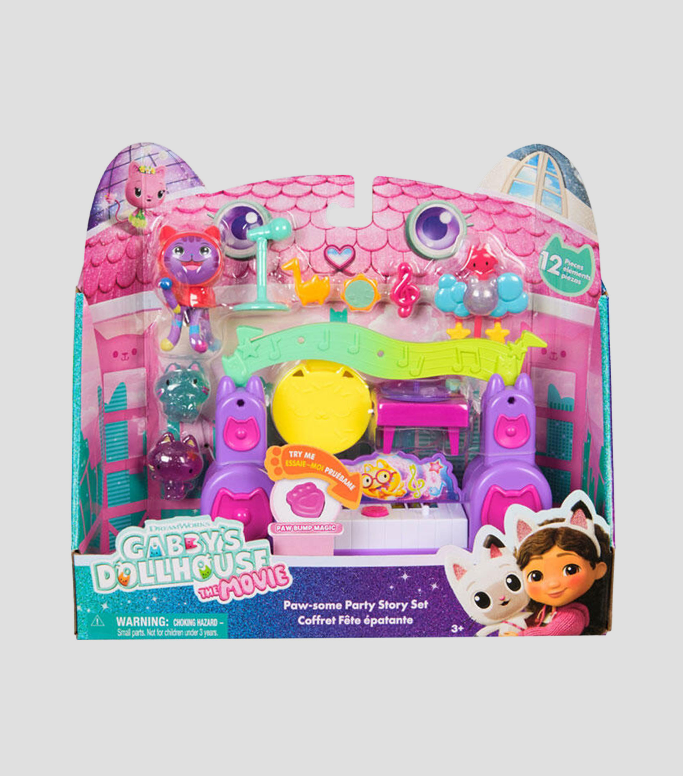 Set de Fiesta y música de La casa de muñecas de Gaby