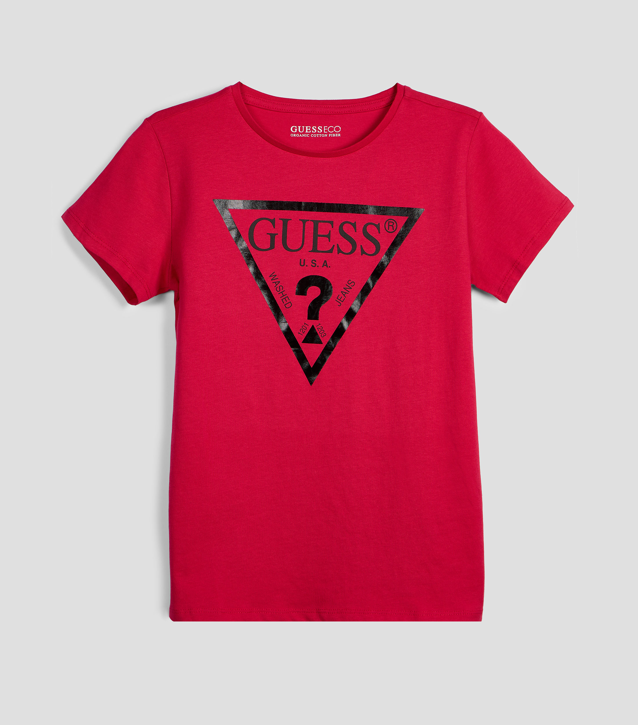 Playera cuello redondo manga corta estampado Niña