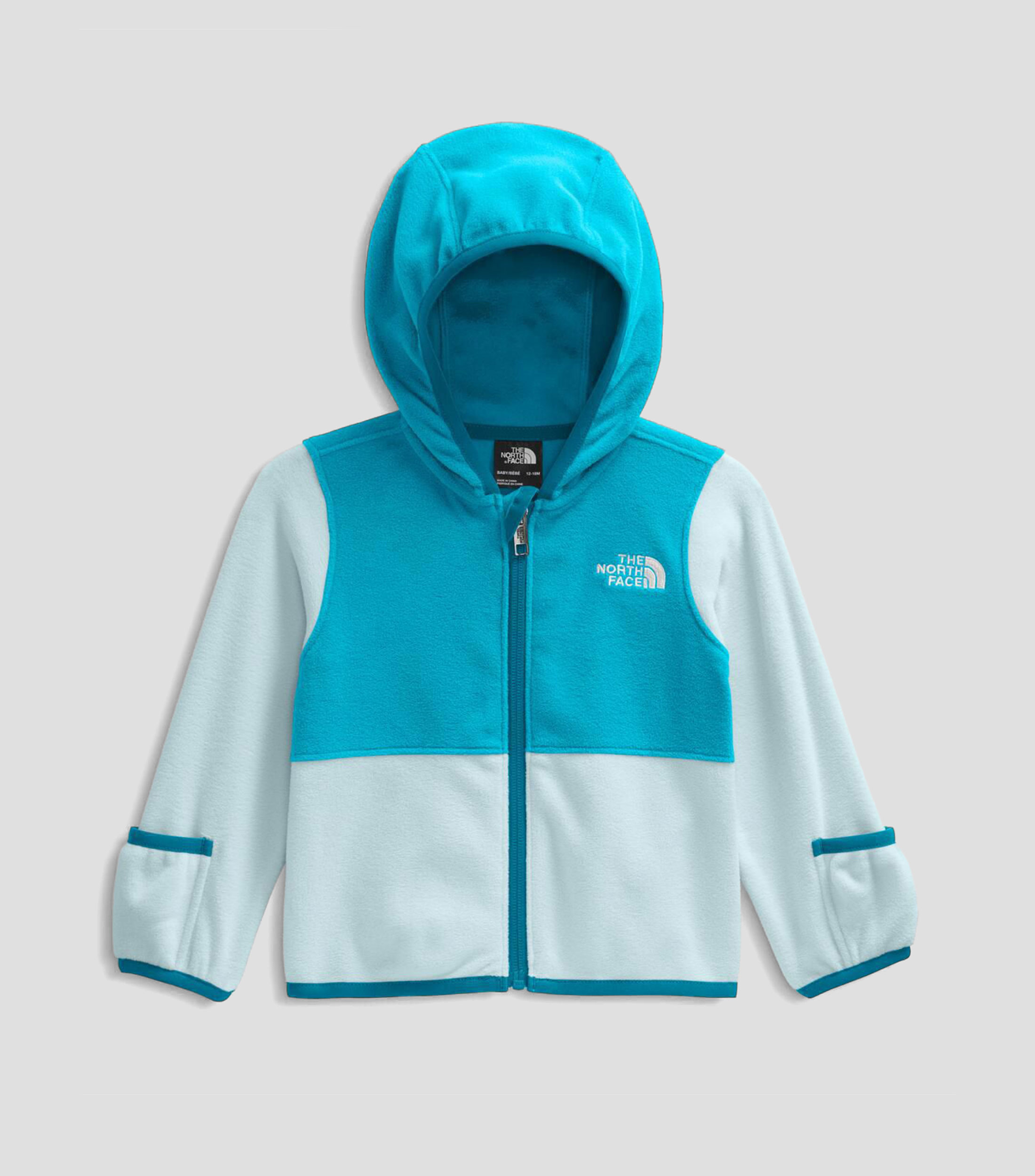 Chamarra con capucha Baby Glacier Fz liso Bebé
